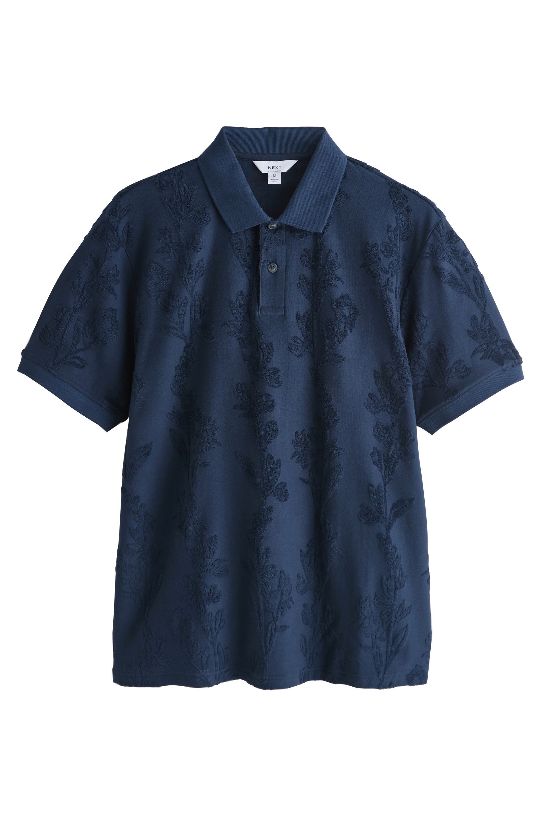 Poloshirt Kurzärmeliges Polohemd mit Struktur