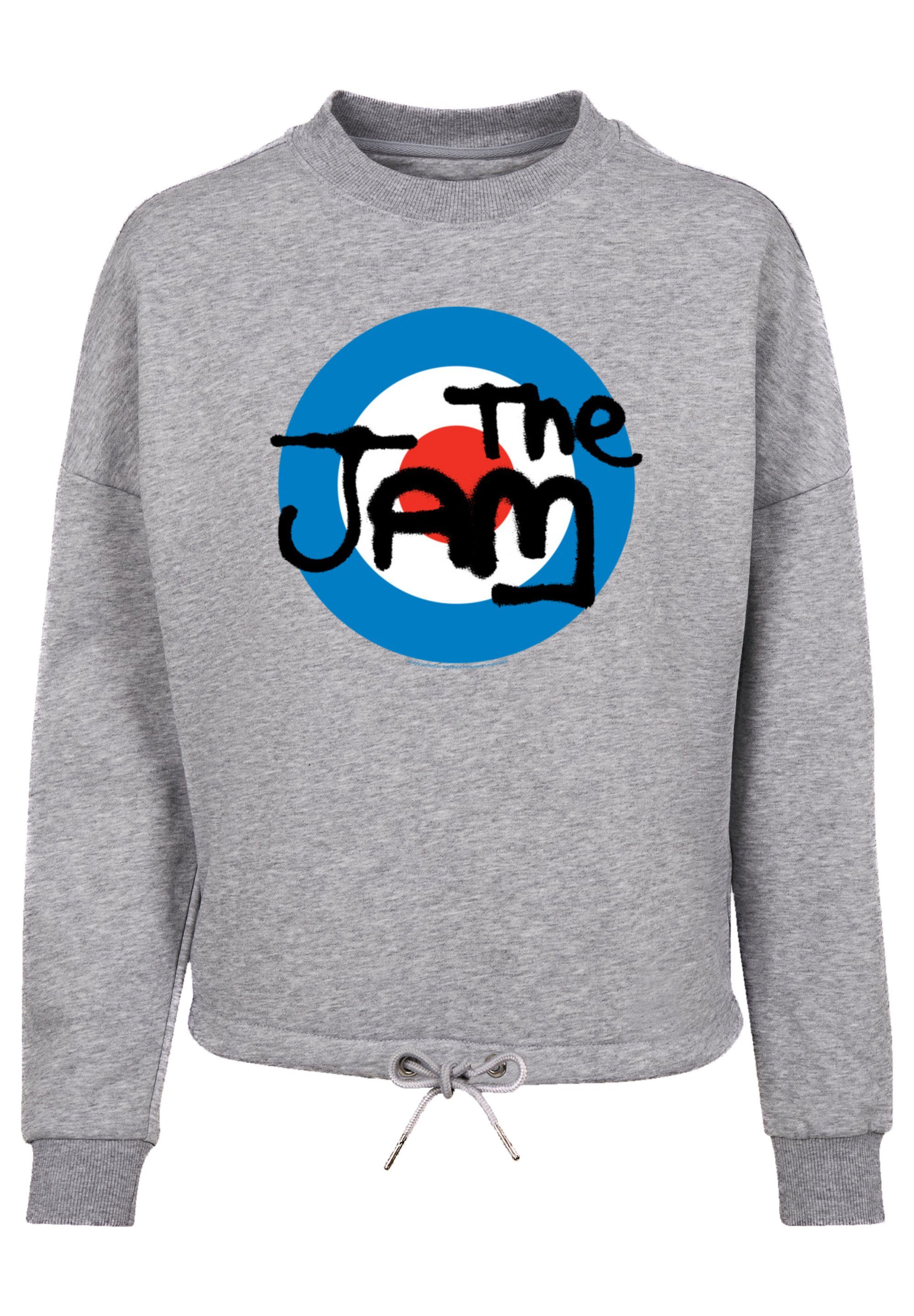 Band Sweatshirt Jam Classic und The Weit Ärmel Logo Bündchen Premium am Kordelzug F4NT4STIC Qualität, geschnittenen