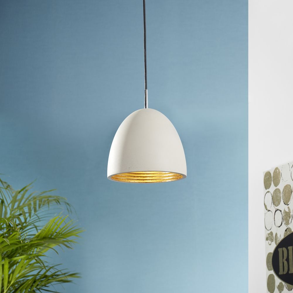 famlights Pendelleuchte famlights, Betonpendelleuchte Jana in Grau E27 max. 25W