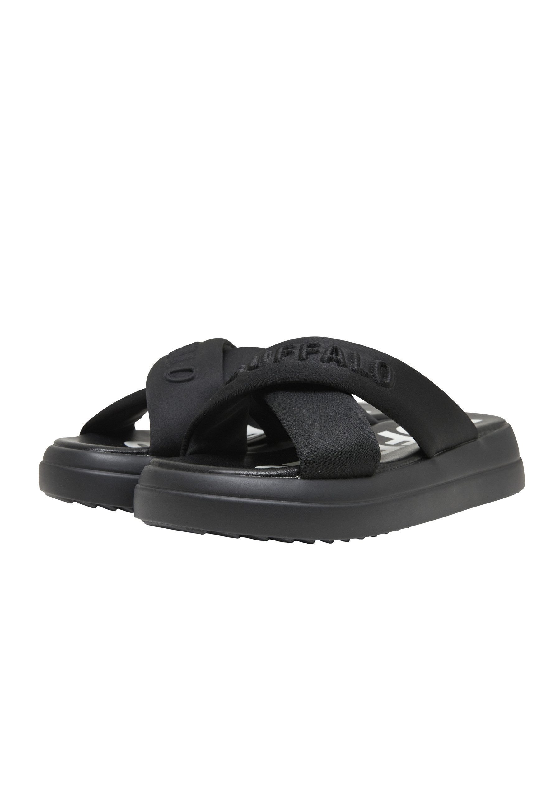 Buffalo Buffalo ZYDA CROSS - VEGAN LYCRA Plateausandaletten