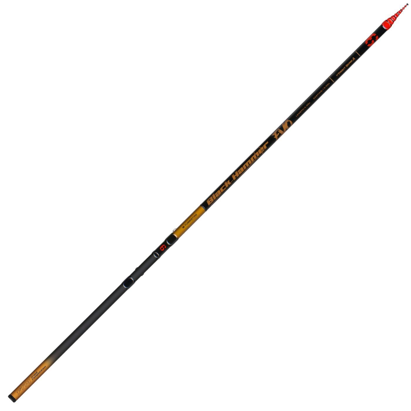 Tubertini Forellenrute Black Hammer Evo 6 / 4,30m 15-30g - Forellenrute