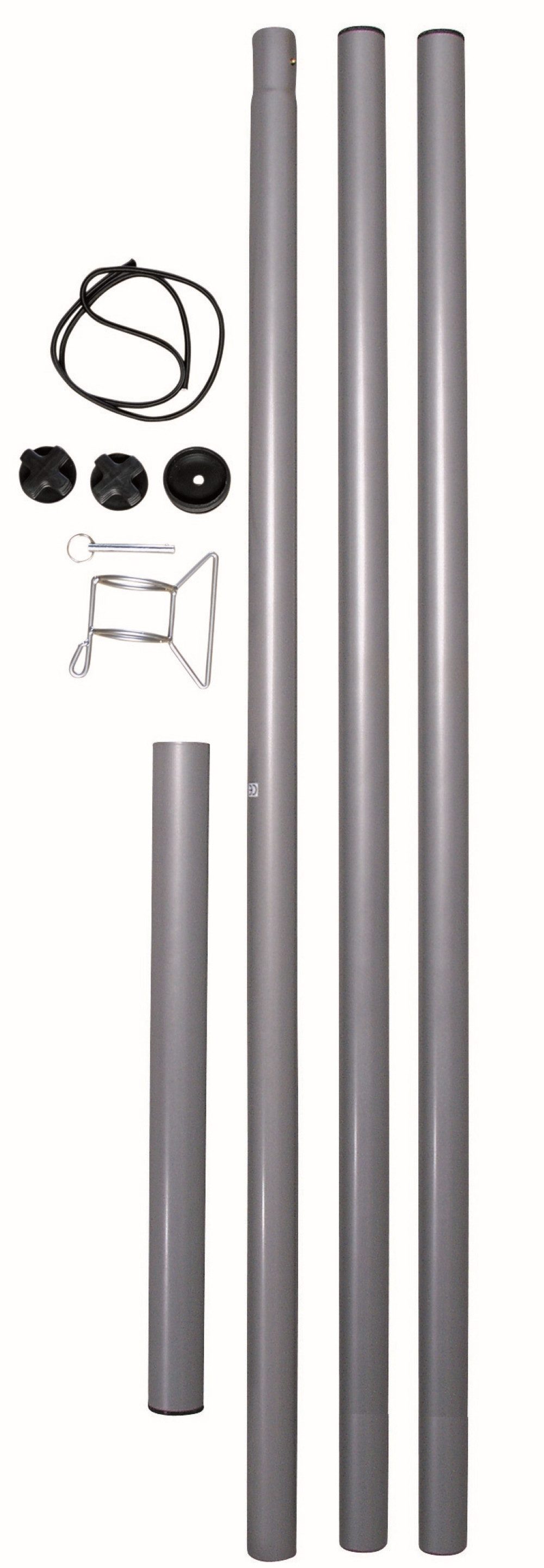 SportFit Sonnensegelmast Mast-Set, (1-St), zur Befestigung von Sonnensegeln