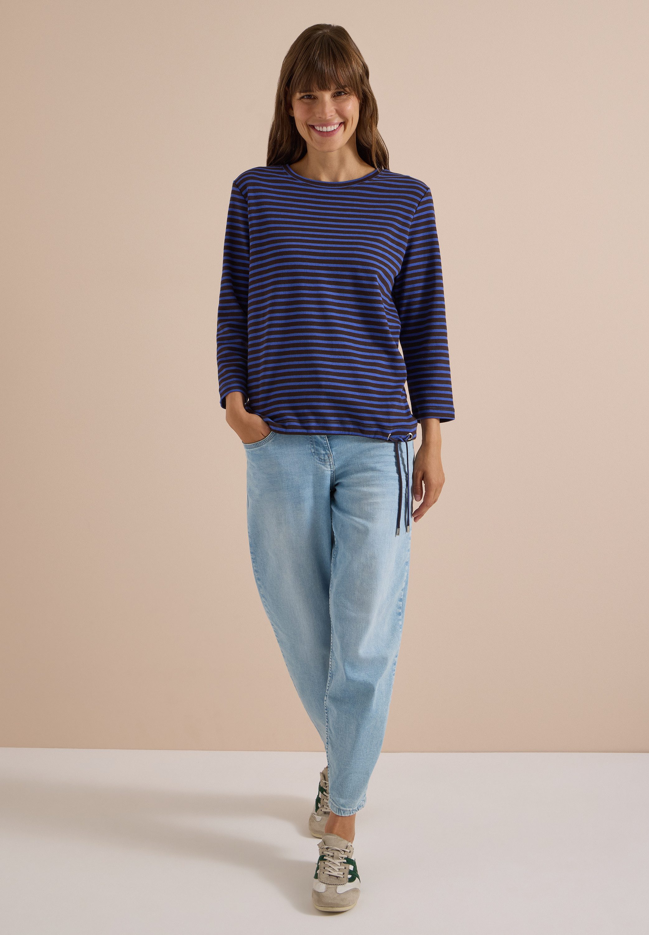 CECIL 3/4-Arm-Shirt aus reiner Baumwolle – Bild 3 von 5