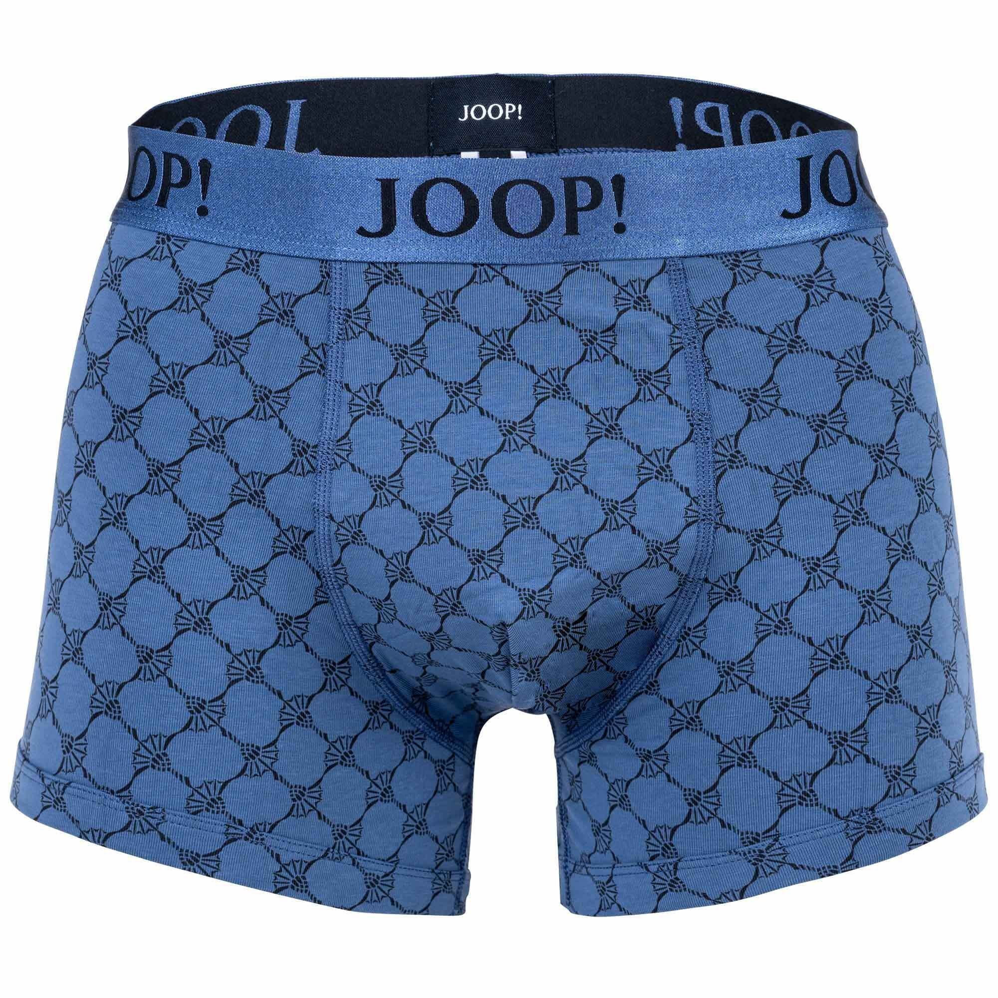 Joop! Pack Boxer Boxershorts, Blau/Weiß/Grün Herren Allover-Print 3er -
