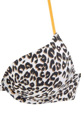 Buffalo Push-Up-Bikini-Top Kitty, mit kontrastfarbenen Trägern