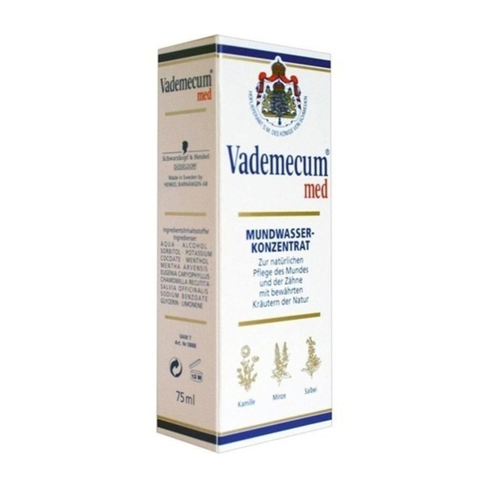 Schwarzkopf & Henkel GmbH Mundwasser VADEMECUM MED Mundwasser Konzentrat 0888, 75 ml