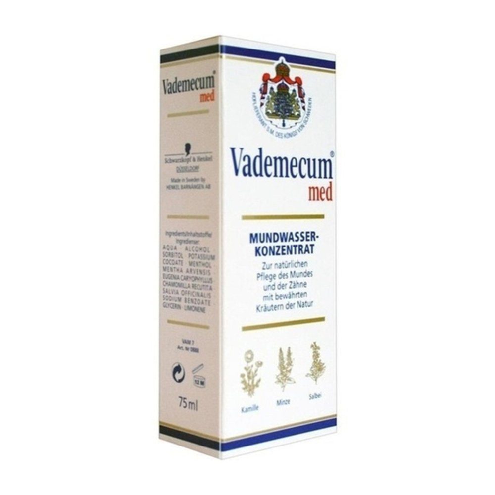 Schwarzkopf & Henkel GmbH Mundwasser, VADEMECUM MED Mundwasser Konzentrat 0888, 75 ml