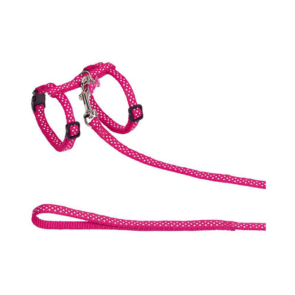 Nobby Geschirr Katzengarnitur Dots pink