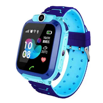 ZREE Kinder-Smartwatch LBS GPS-Uhr Smartwatch (1,54 Zoll), SIM, Kinderuhr/Anruf Funktion/SOS Kamera/Taschenlampe, Kindergeschenke