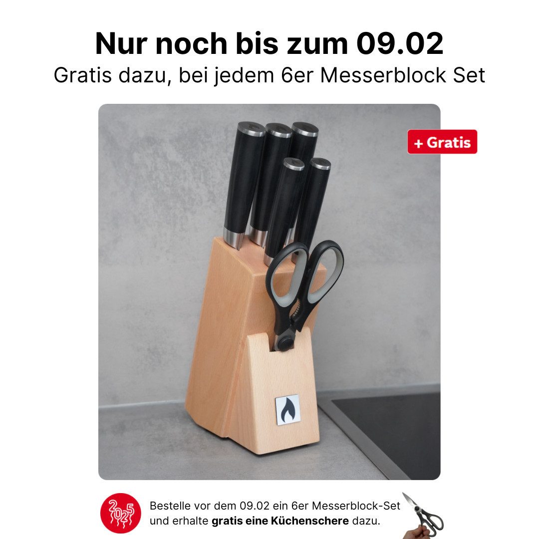 LIVINA HOME Haushaltsschere Multifunktions-Küchenschere aus Edelstahl, Schwarz, (1-tlg), Universalschere, Allzweckschere, Küchenschere mit Öffner – Bild 5 von 5