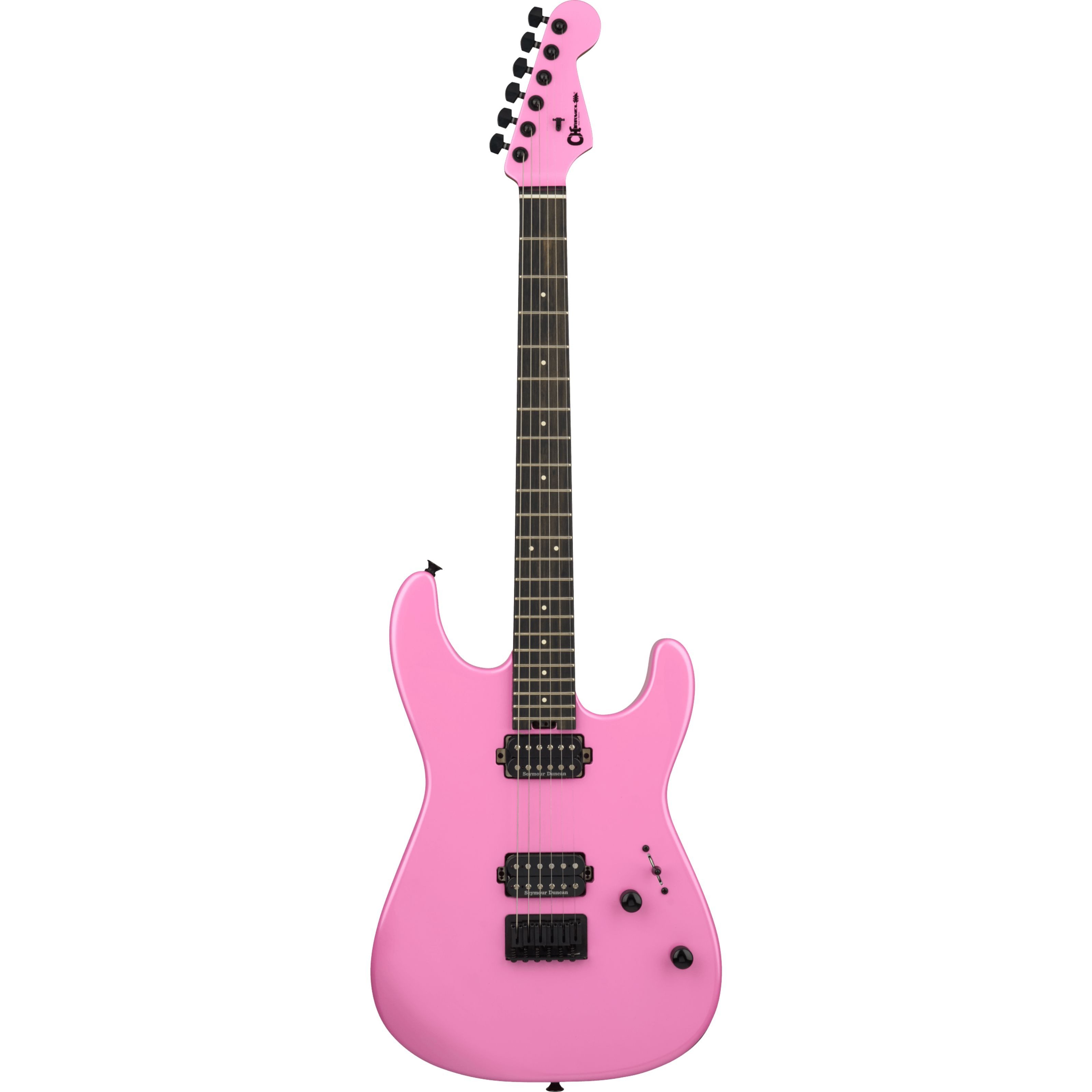 Charvel E-Gitarre, E-Gitarren, ST-Modelle, Pro-Mod Plus San Dimas Style 1 HH HT EB Platinum Pink - E-Gitarre