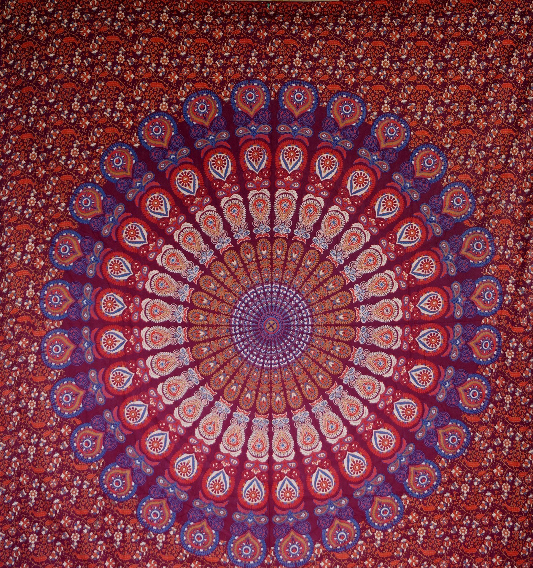 Wandbehang, Tagesdecke.., Guru-Shop Tagesdecke indische Boho-Style