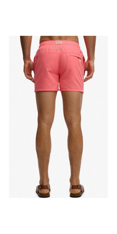 Superdry Badeshorts EMBROIDERED LOGO 15 SWIM SHORT SUGAR CORAL