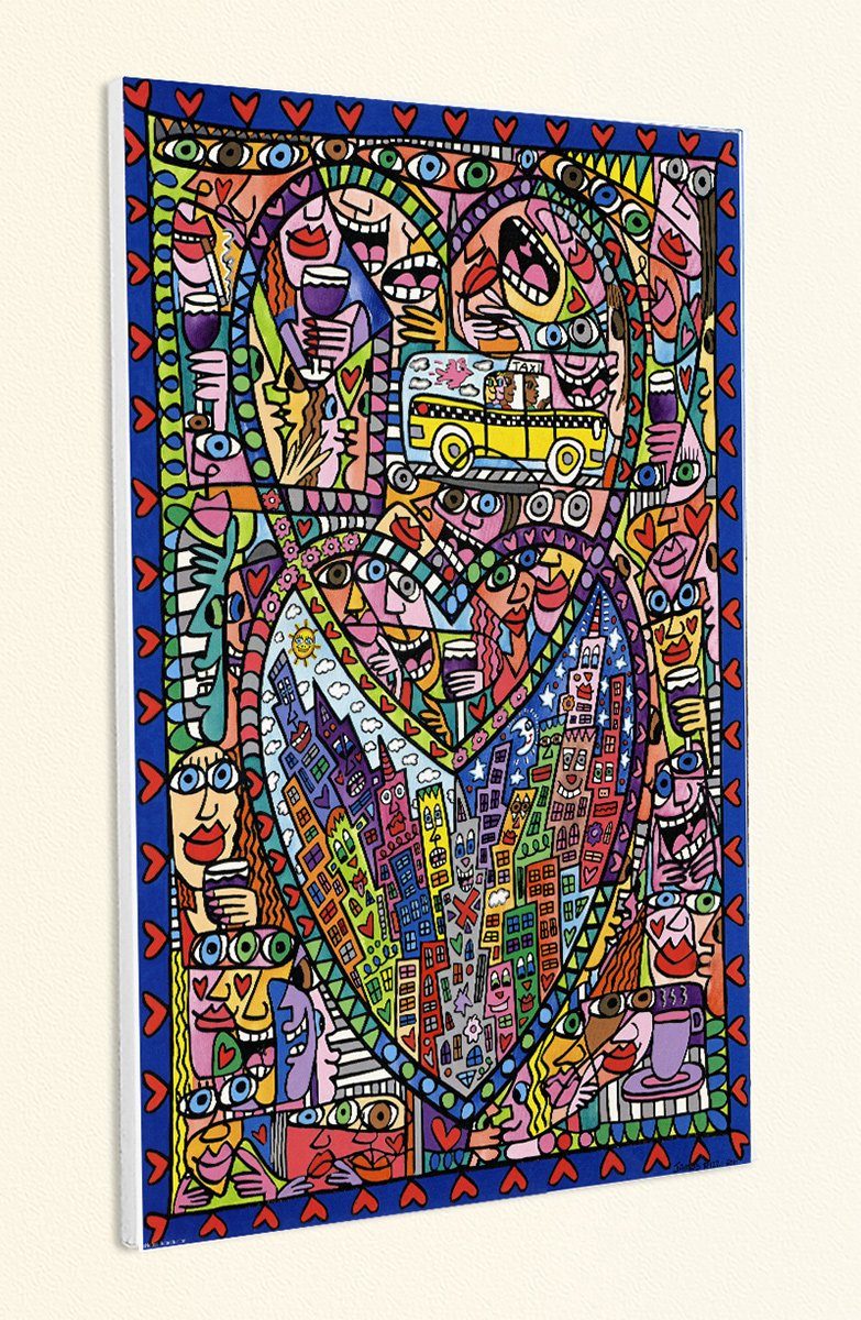 BillerAntik Kunstdruck Looking for love in all the right places Herz Plakat Rizzi Platte 123, (1 St)