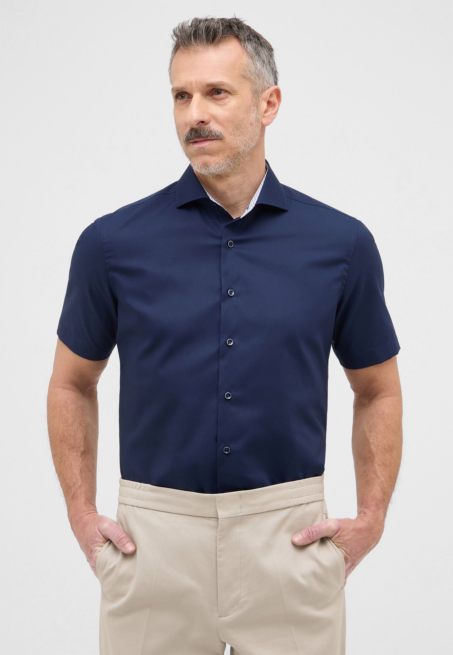 Eterna Kurzarmhemd SLIM FIT NON IRON günstig online kaufen