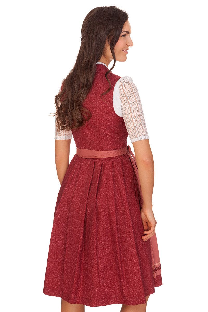 MarJo Dirndl Retro Dirndl 2tlg. - BARBARA - blutrot