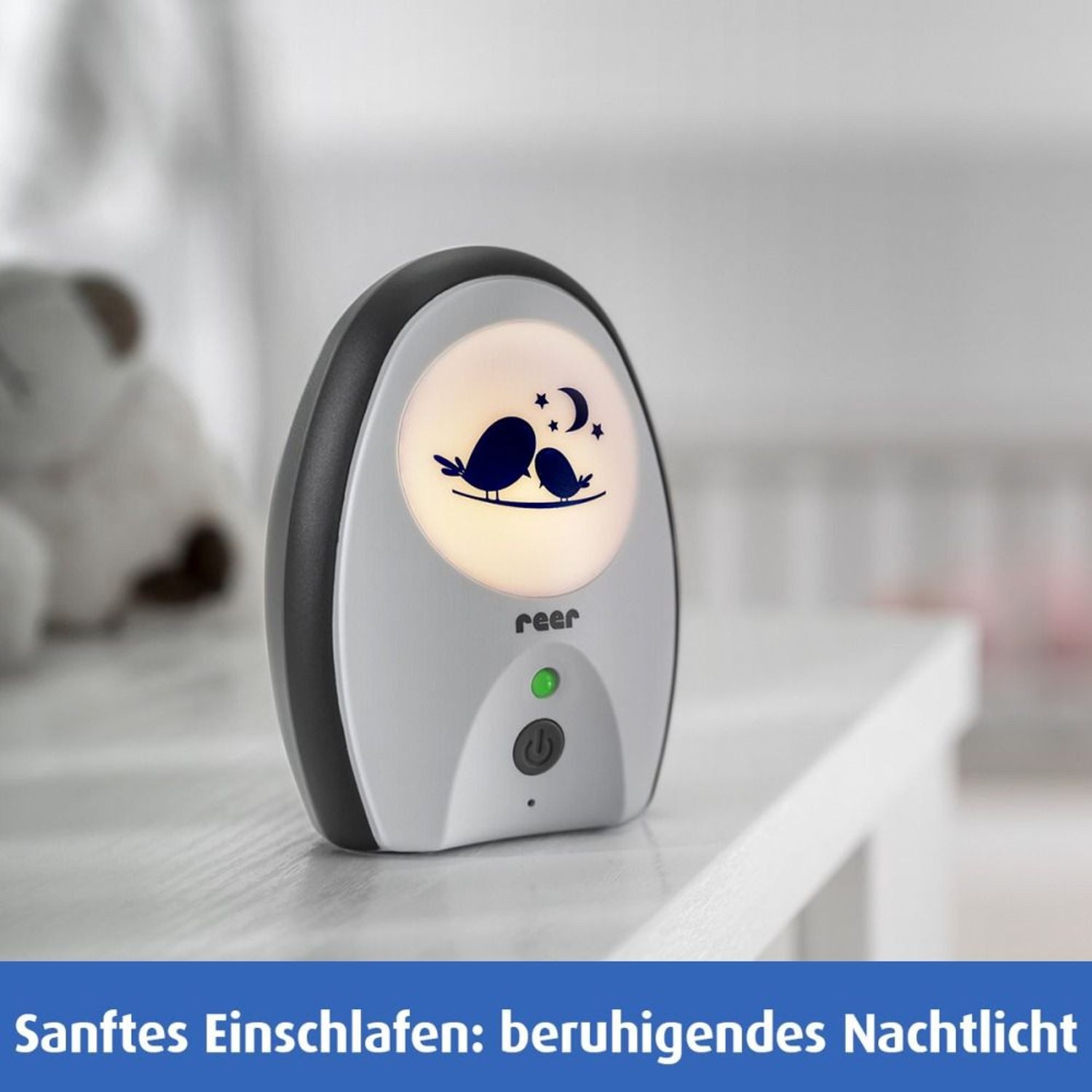 Reer Babyphone Audio-Babyphone, Audio Babyphone, 1-tlg., bis zu 300 Meter Reichweite, bis zu 300 Meter Reichweite
