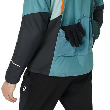 Asics Asics Winter Run Jacket Herren Foggy Teal Graphite Grey Outdoorschuh