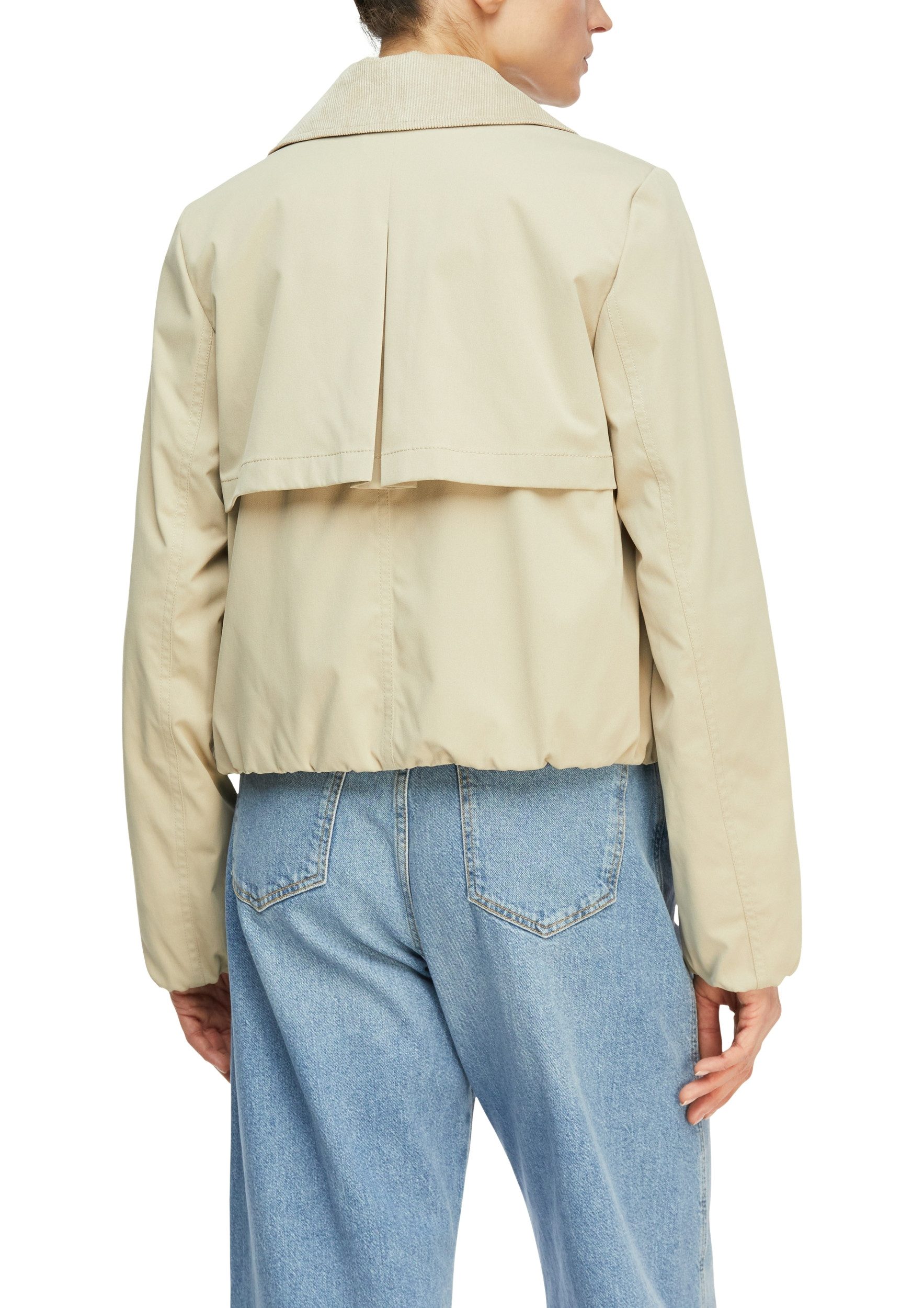 comma Blusenblazer COMMA Outdoor-Jacke beige günstig online kaufen
