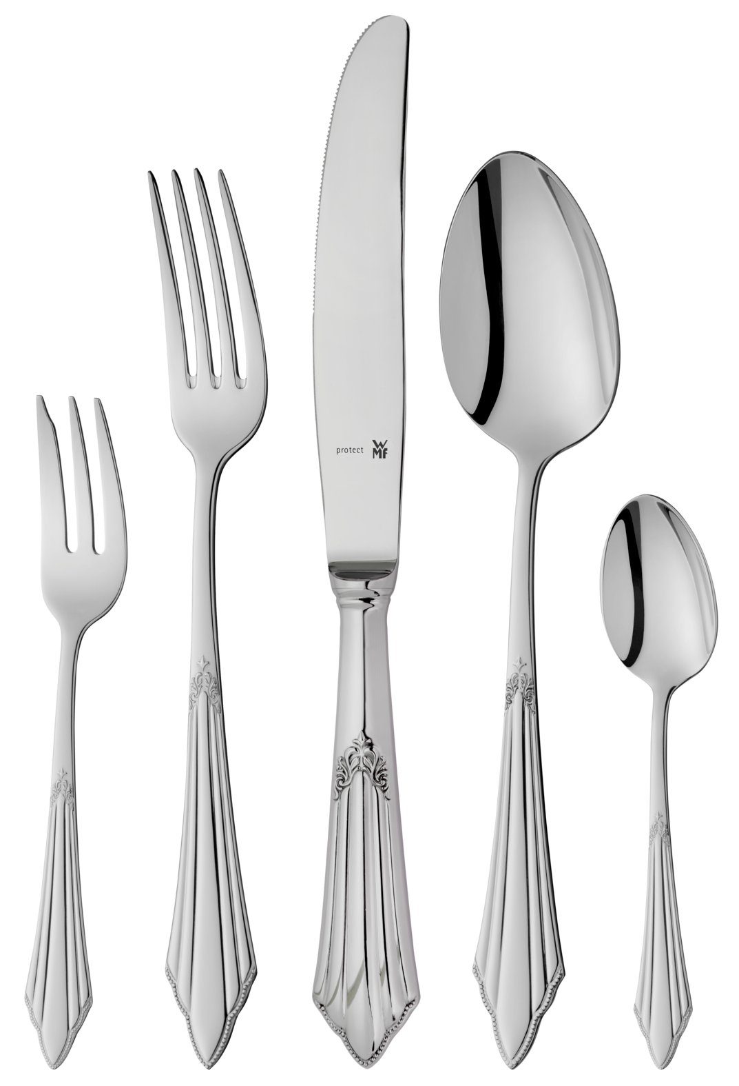 WMF Besteck-Set, Cromargan protect, Cromargan protect, glänzend, kratzbeständig, spülmaschinengeeignet