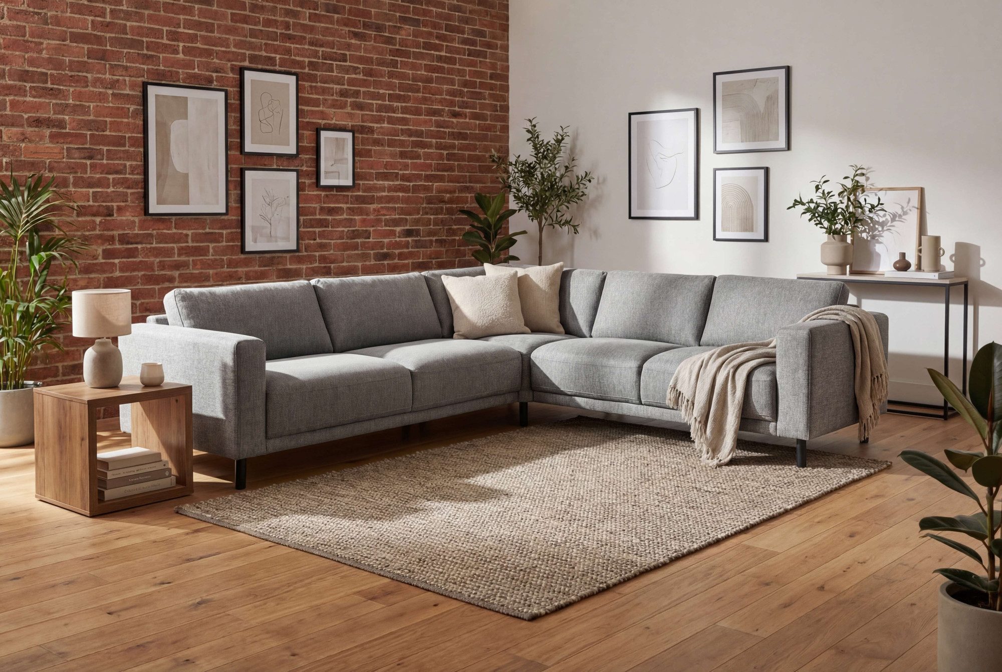 OTTO home Ecksofa Sveeva, L-Form, B.288 cm, schwarze Metallfüße, langlebiger Webstoff, mit Wellenunterfederung, viele Farben
