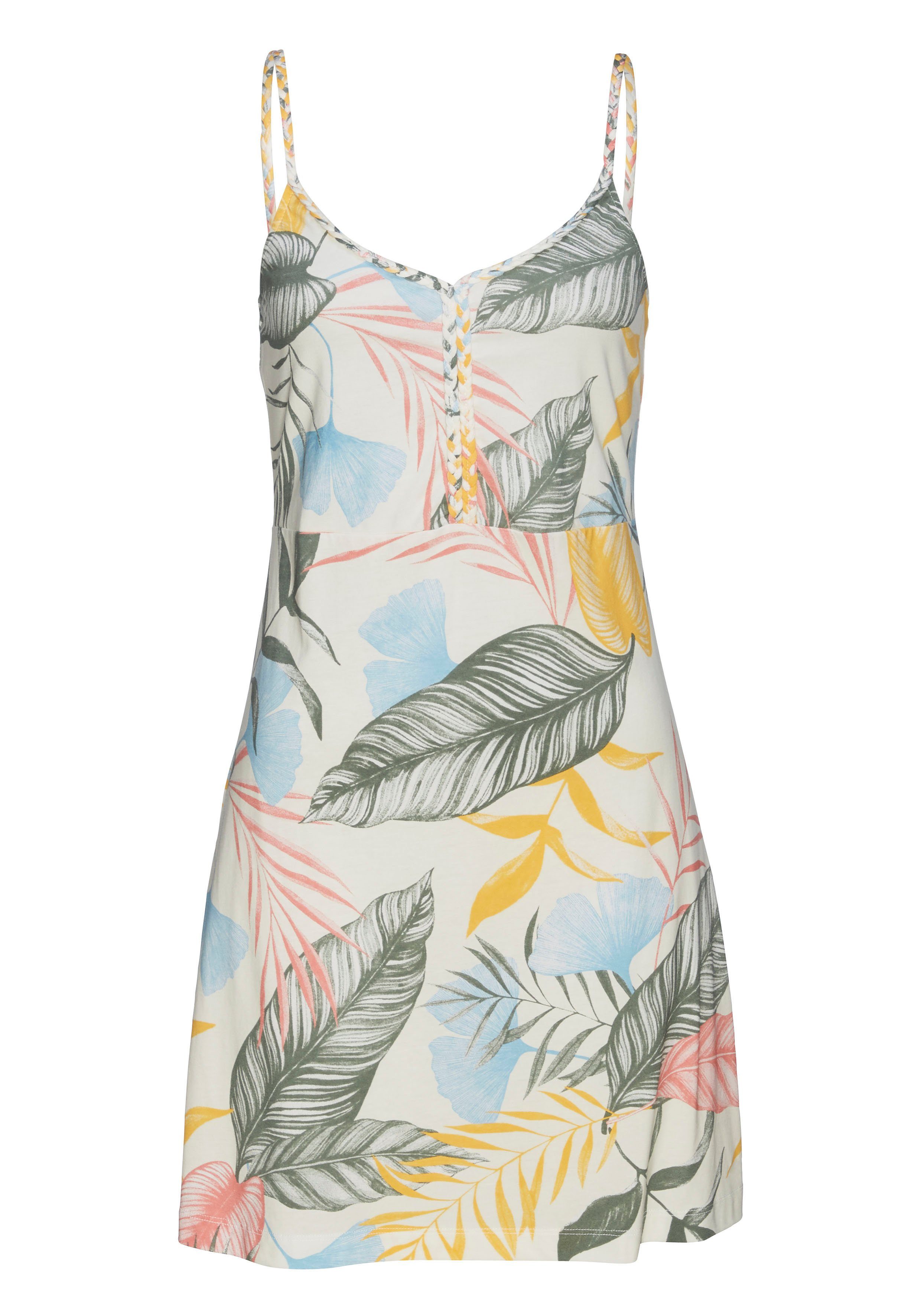 Vivance Dreams Negligé uni oder mit floralem Druck. Reduzierter Preis € 19,99. Unverbindliche Preisempfehlung € 24,99