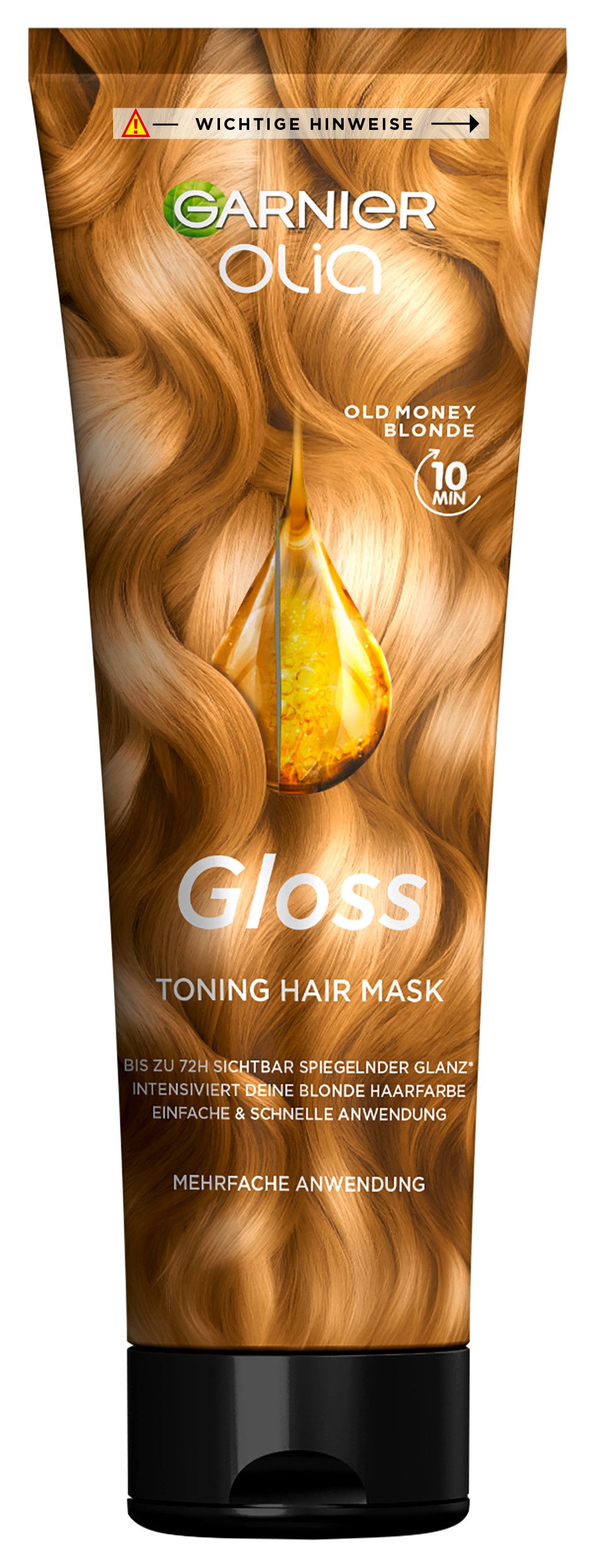 GARNIER Coloration OLIA GLOSS TINTED HAIR MASK, für getöntes Haar, mit Tocopherol