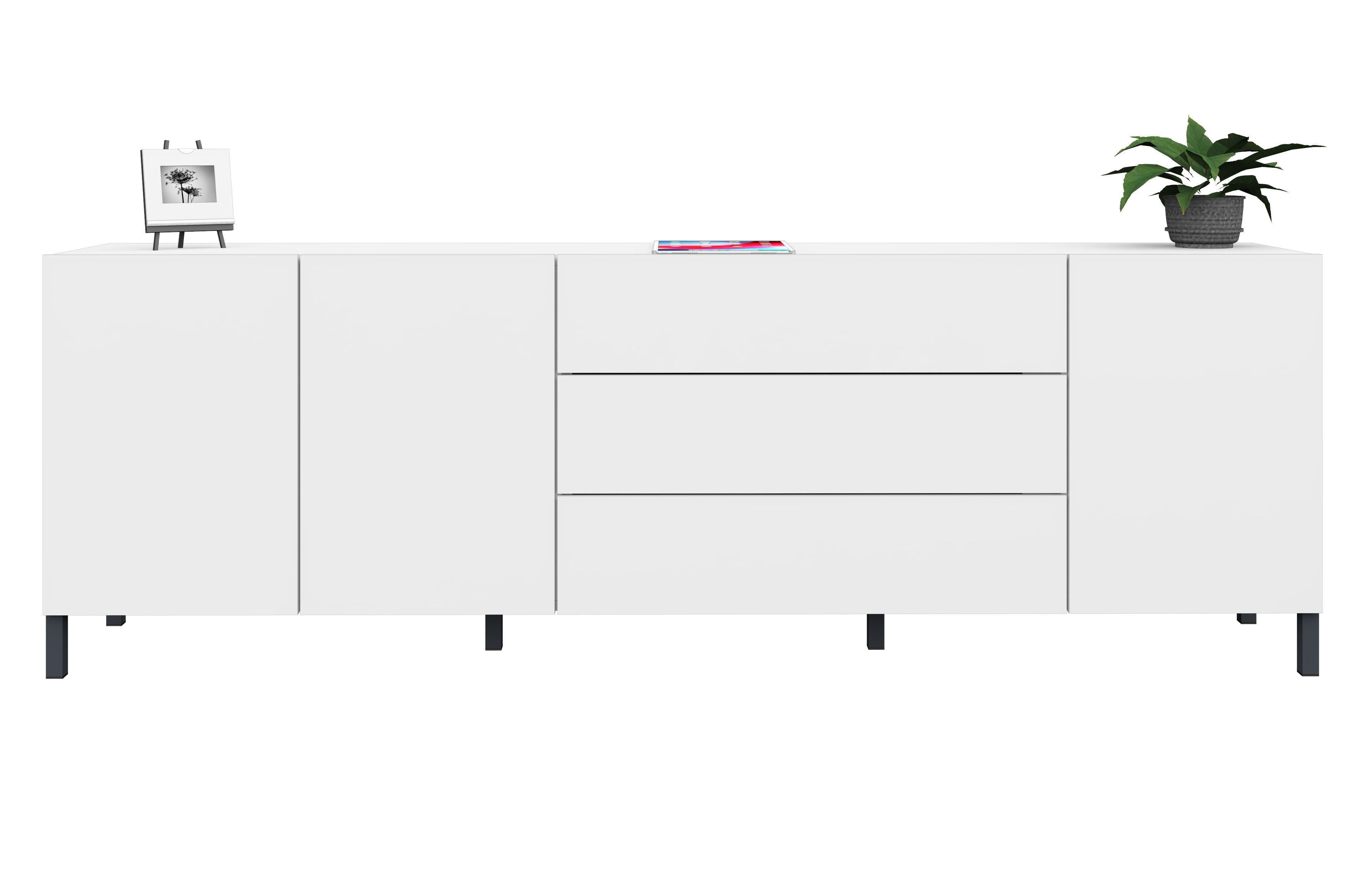 borchardt Möbel Sideboard Pori, Breite 190 günstig online kaufen