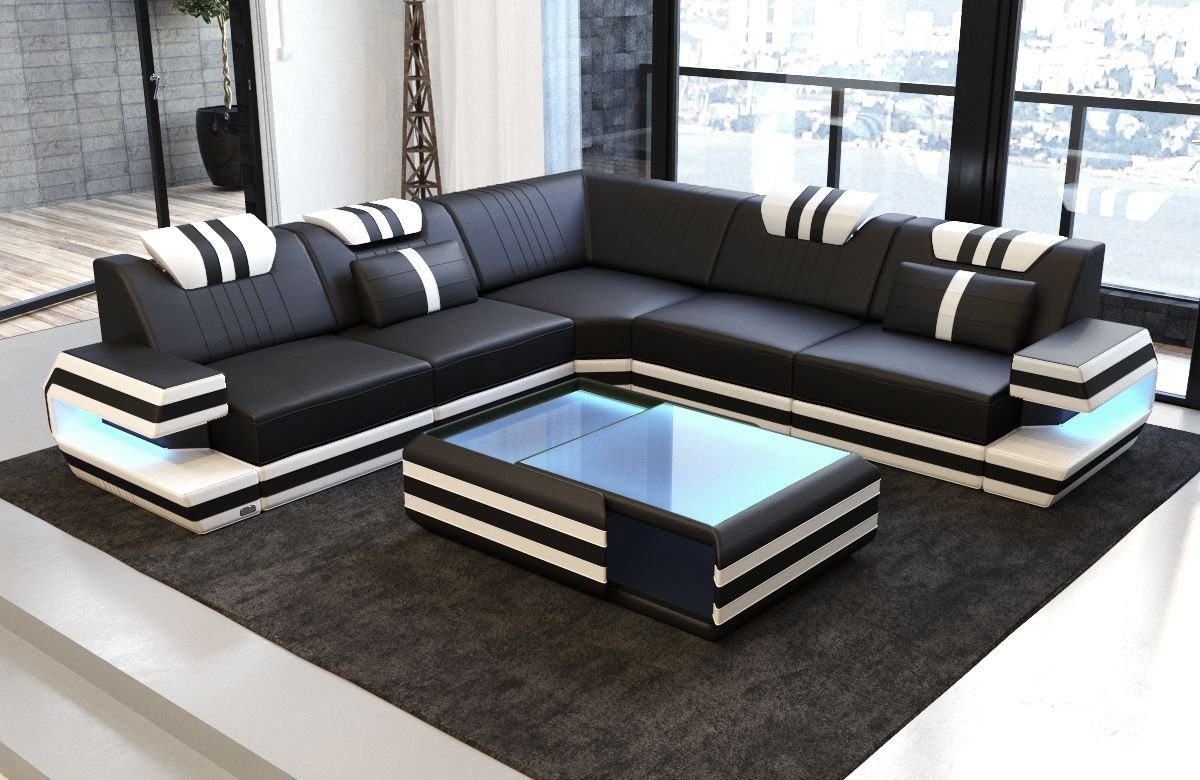 Sofa Dreams Ecksofa Ledercouch Sofa Leder günstig online kaufen