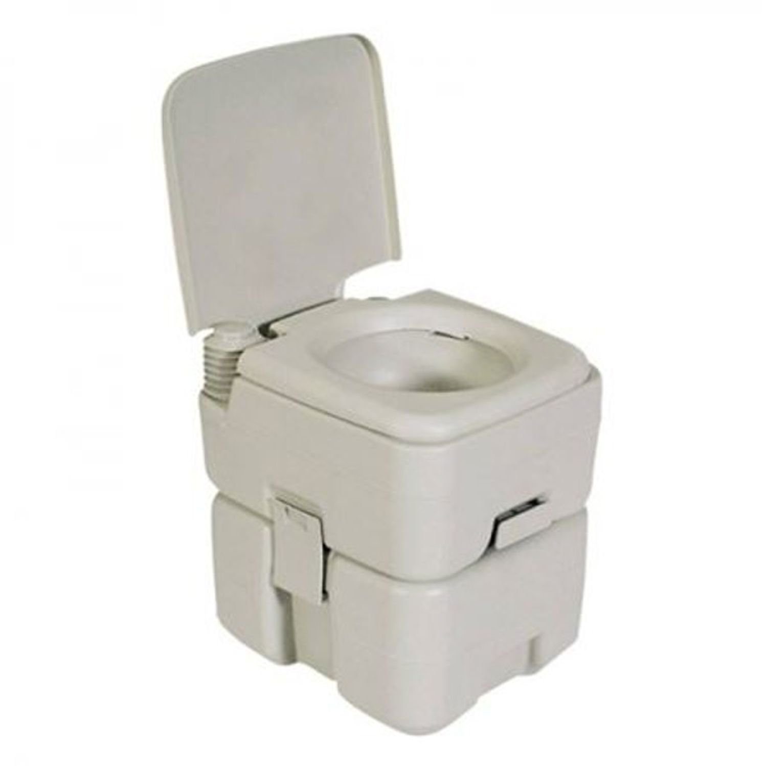 BURI Gartendusche Tragbare Camping-Toilette "Double flush 20"