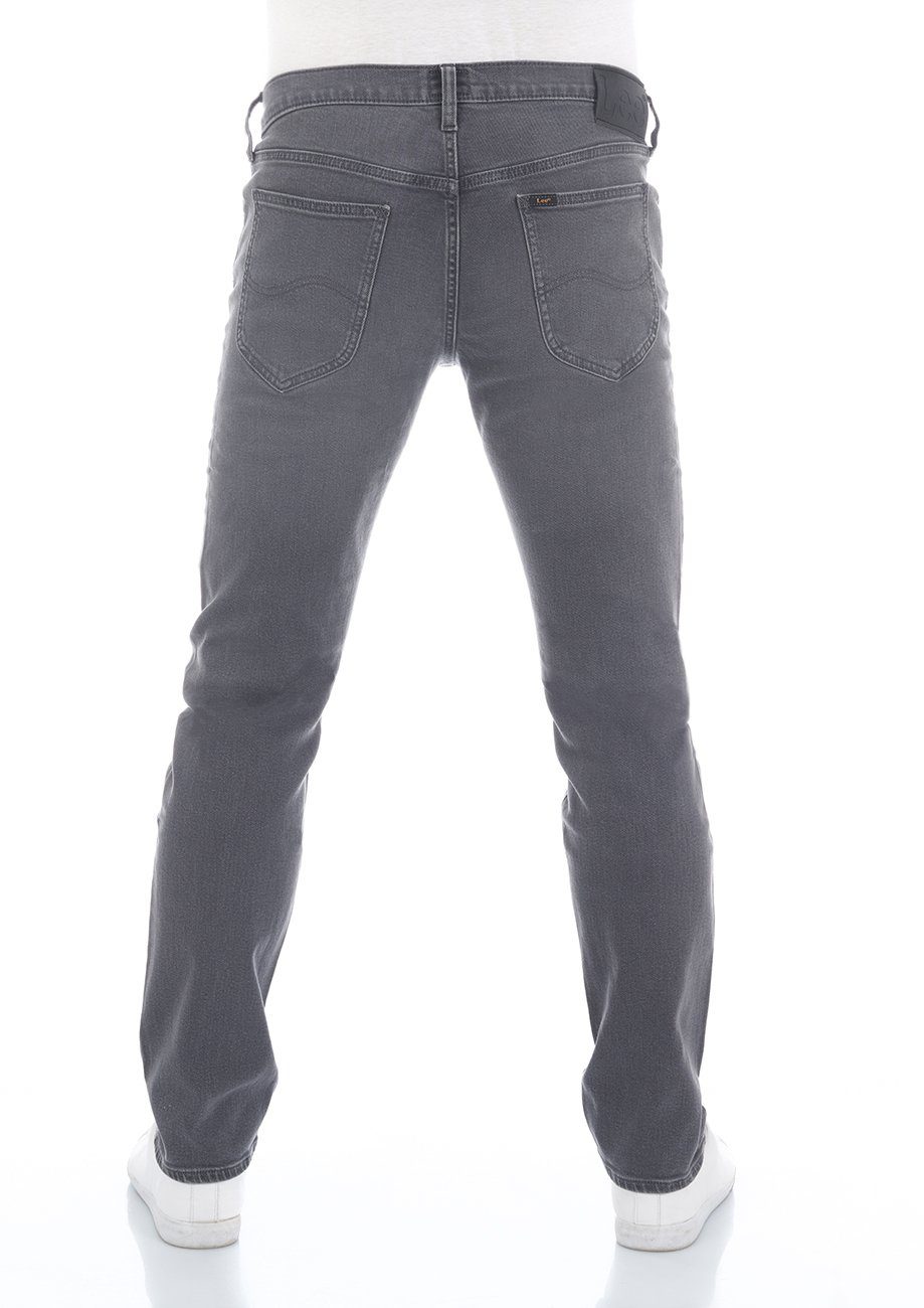 Herren Zip (LSS3PCQG3) Straight-Jeans Hose Light Fit Stretch Daren Regular Grey Jeanshose Denim Lee® mit Fly