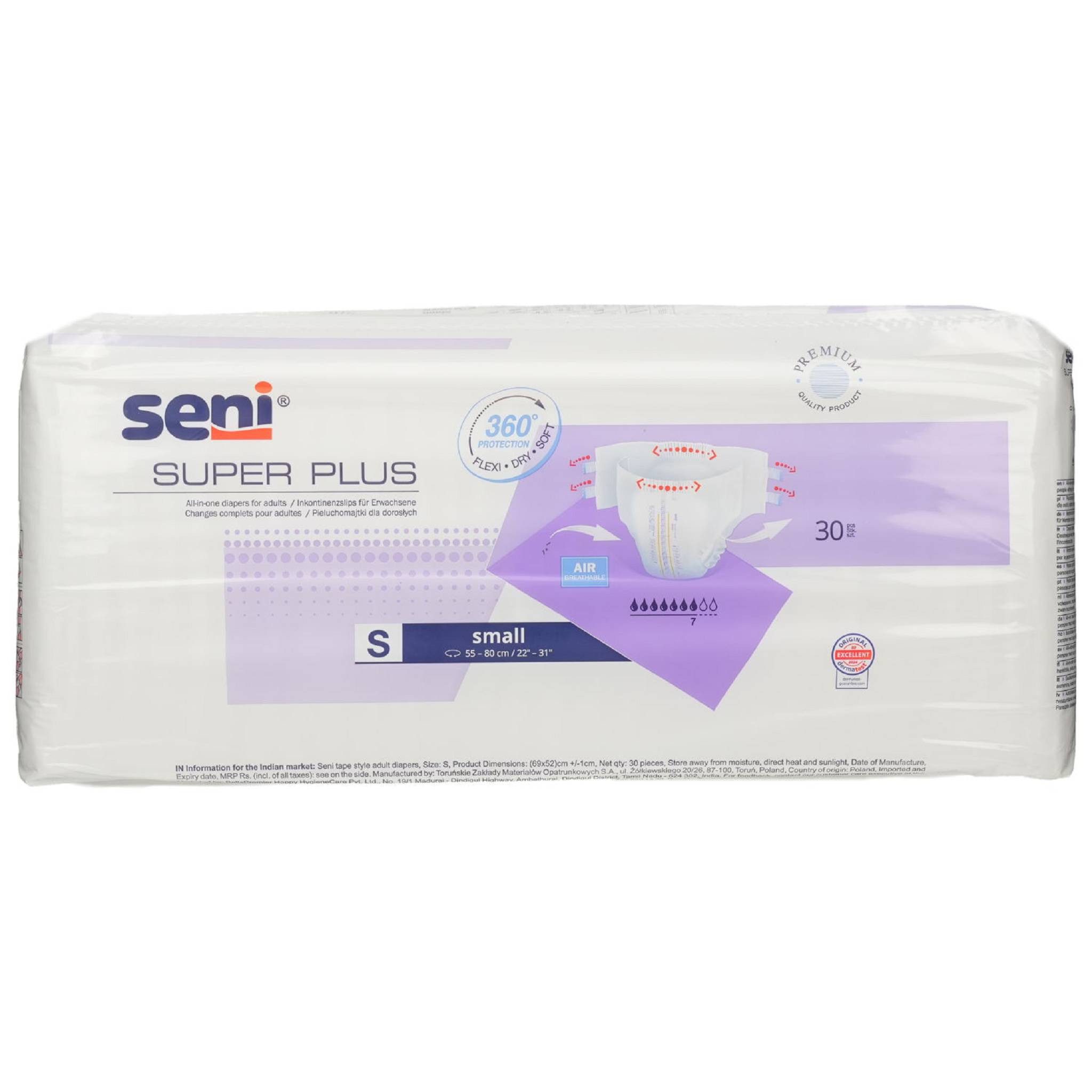 seni Windeln SENI Super Plus Inkontinenzslip S 30St PZN 01003667