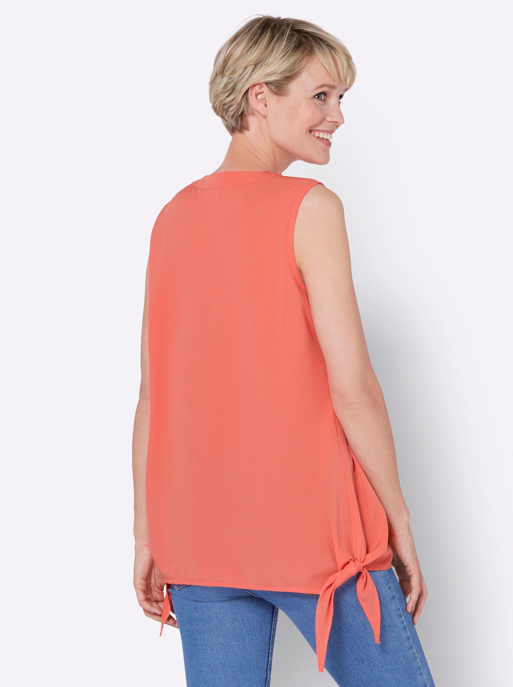 Sieh an! Blusentop Ärmellose Bluse günstig online kaufen