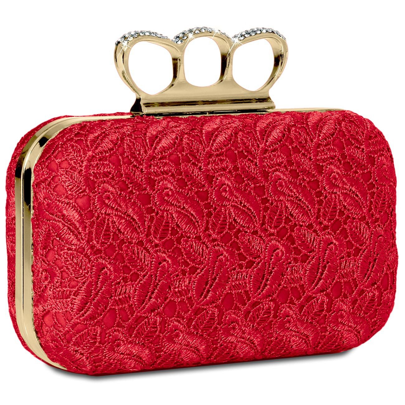 Caspar Clutch TA290 Damen Schlagring Box günstig online kaufen