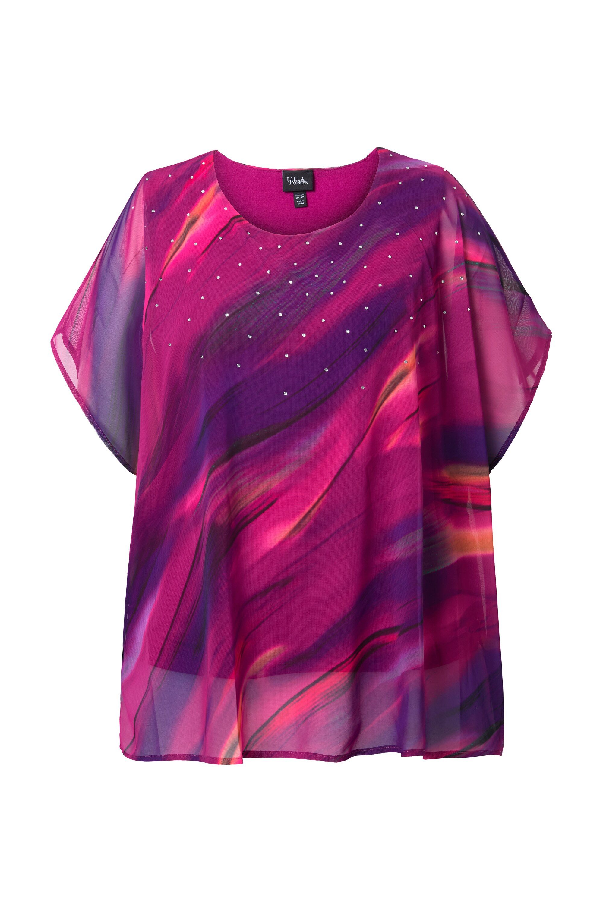 Ulla Popken Longbluse Chiffonbluse günstig online kaufen