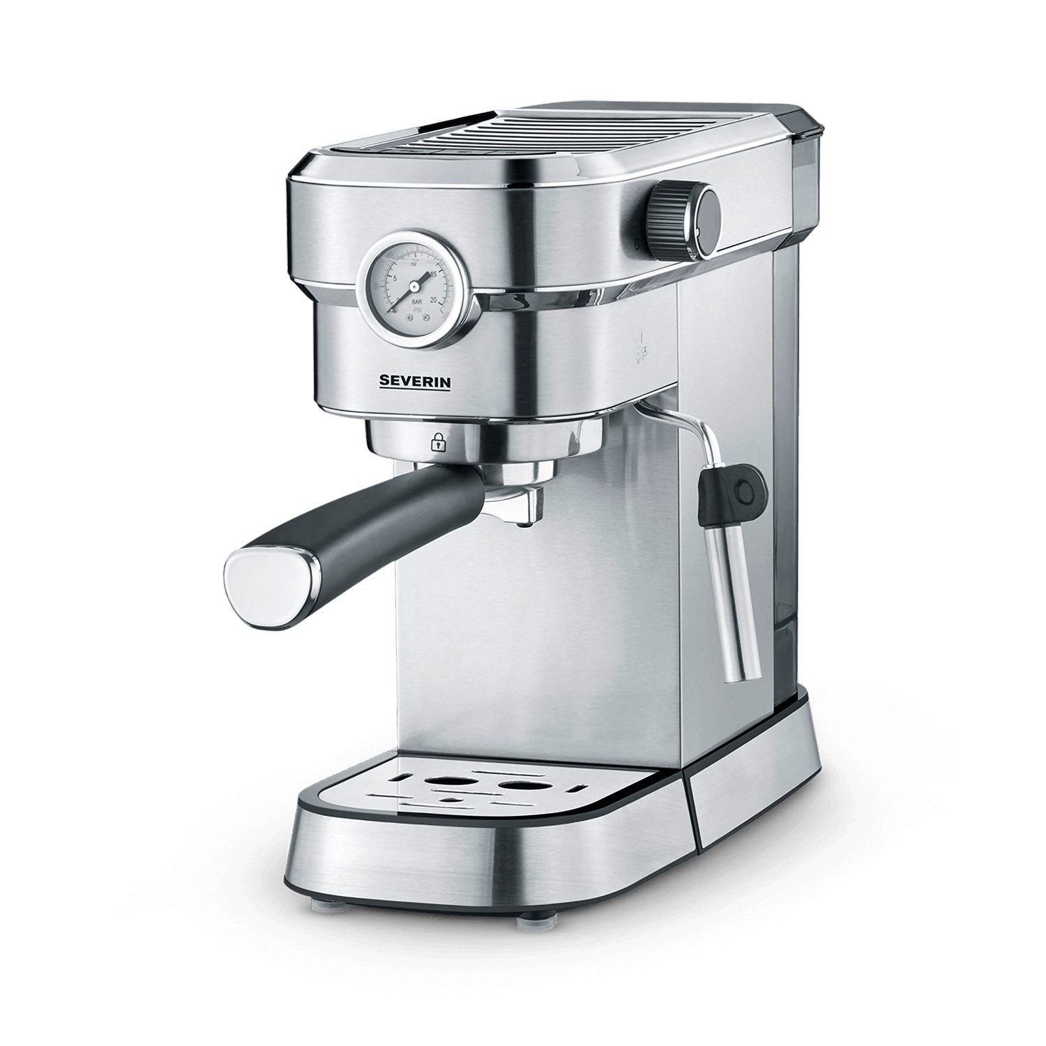 Severin Siebträgermaschine KA 5995, 1.1l Kaffeekanne