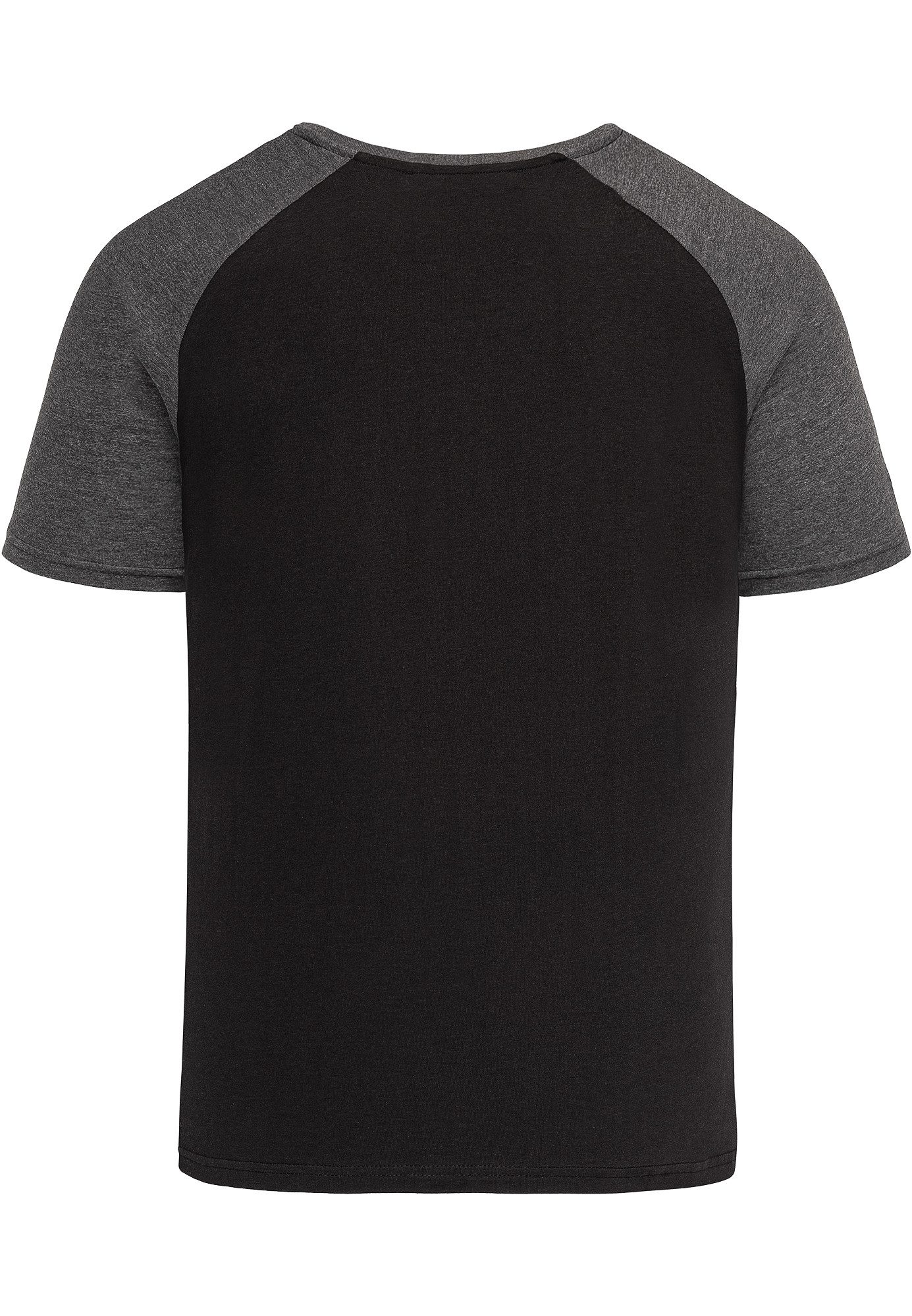 Amaci&Sons T-Shirt KENNER T-Shirt Herren Basic Raglan Shirt mit Rundhalsaus günstig online kaufen