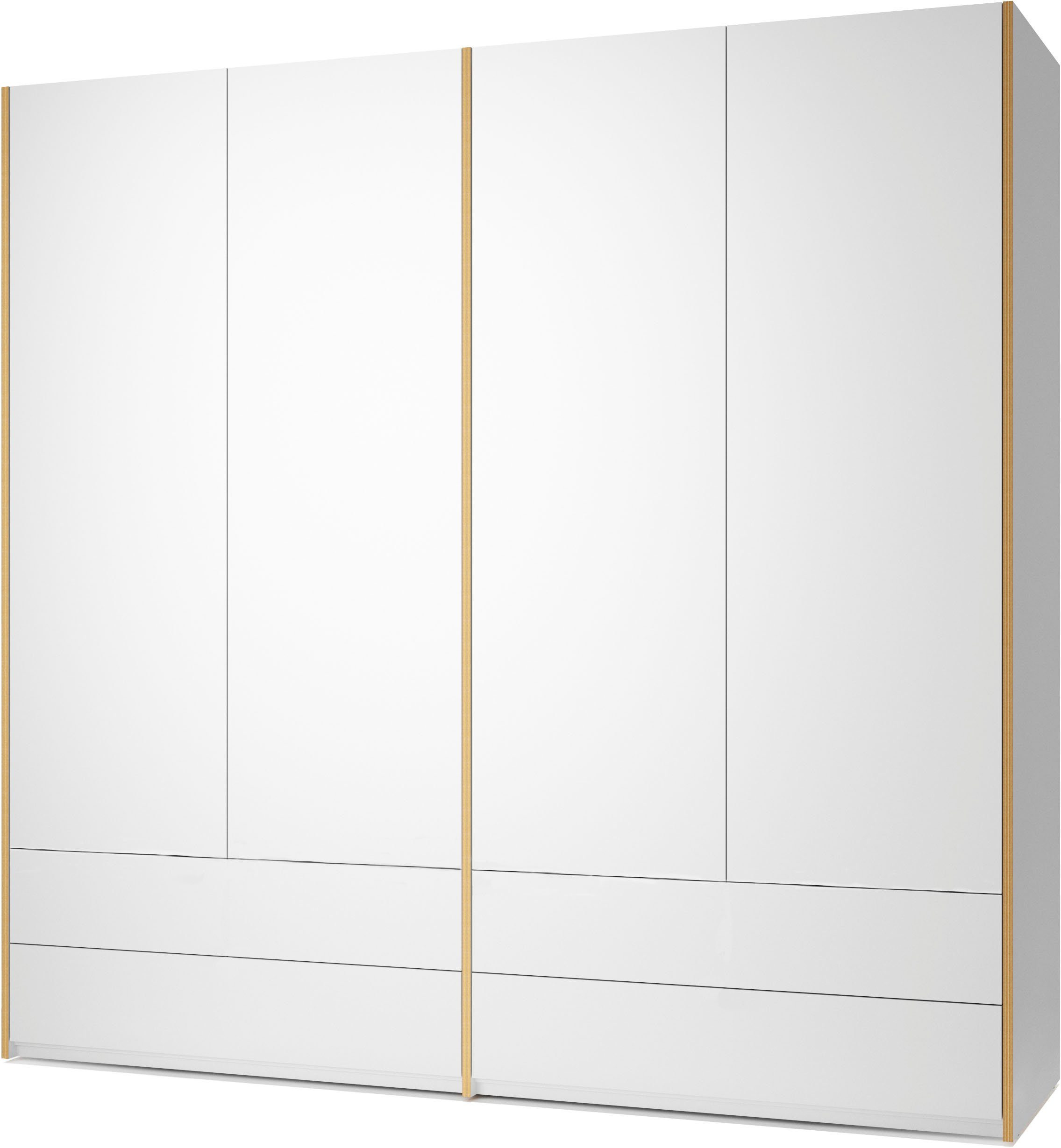 Müller SMALL LIVING Kleiderschrank Modular Plus Variante 4 inklusive 4  geräumiger Schubladen