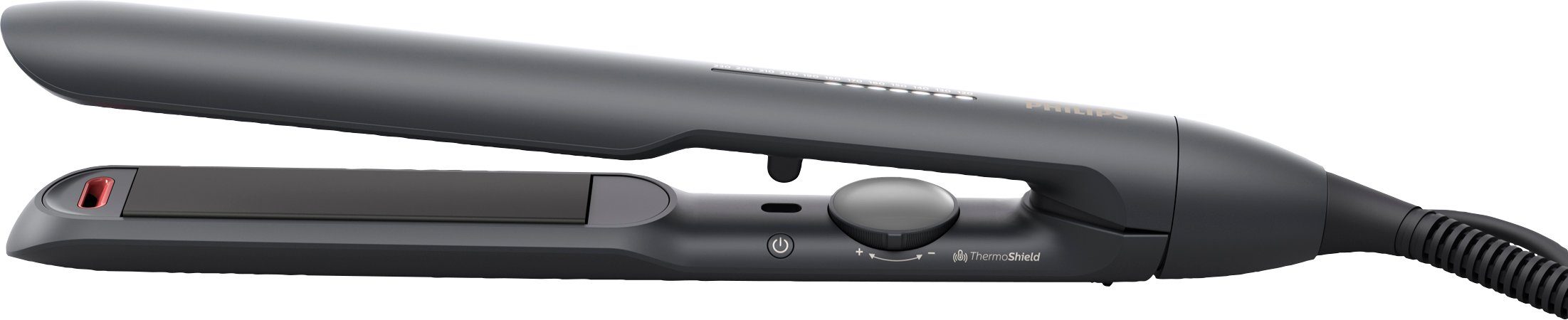 Philips Glätteisen Series 5000 BHS510/00 Keramik-Beschichtung, mit ThermoShield-Technologie, Ionisierungsfunktion, 12 Einstellungen