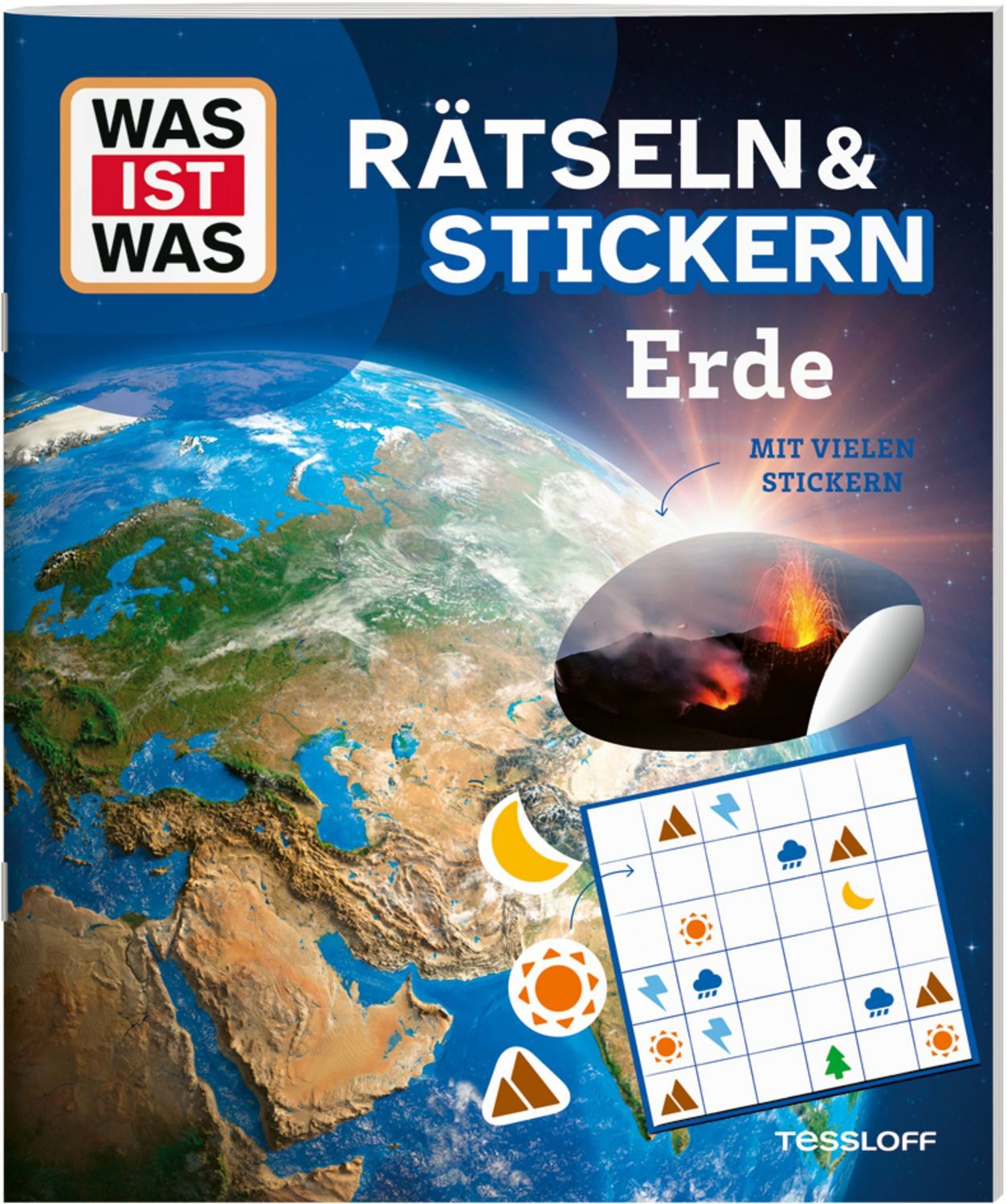 WAS IST WAS Rätseln und Stickern: Erde / diverse