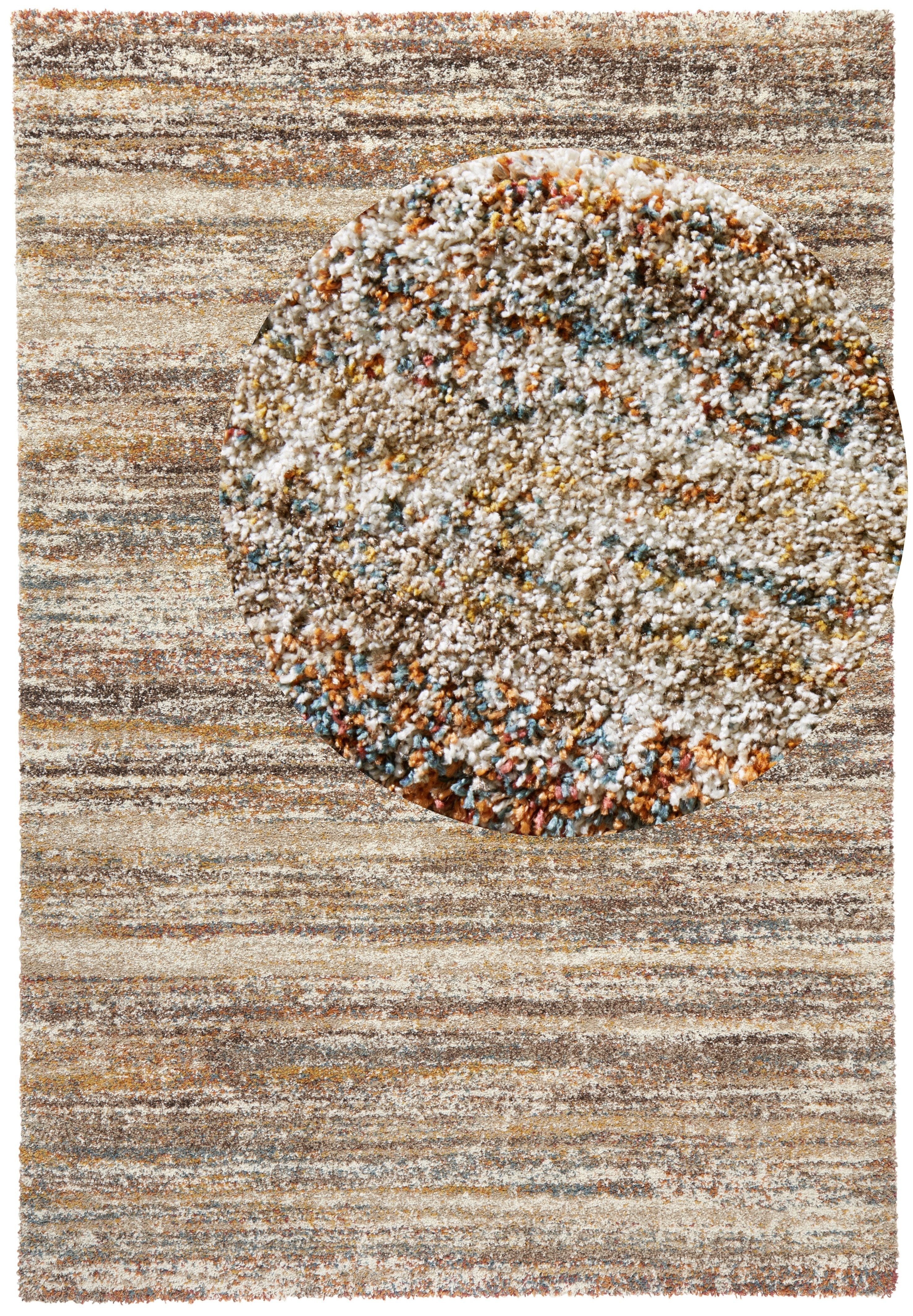 HANSE Home Hochflor-Teppich Granite, rechteckig, Höhe: 25 mm, Teppich, Hoch günstig online kaufen