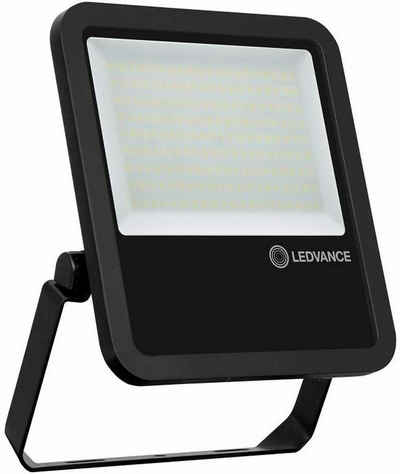 Ledvance Strahler LED-Fluter 125watt floodlight Fassadenstrahler Außenleuchte, LED-Fluter m. Sensor 4000K schwarz