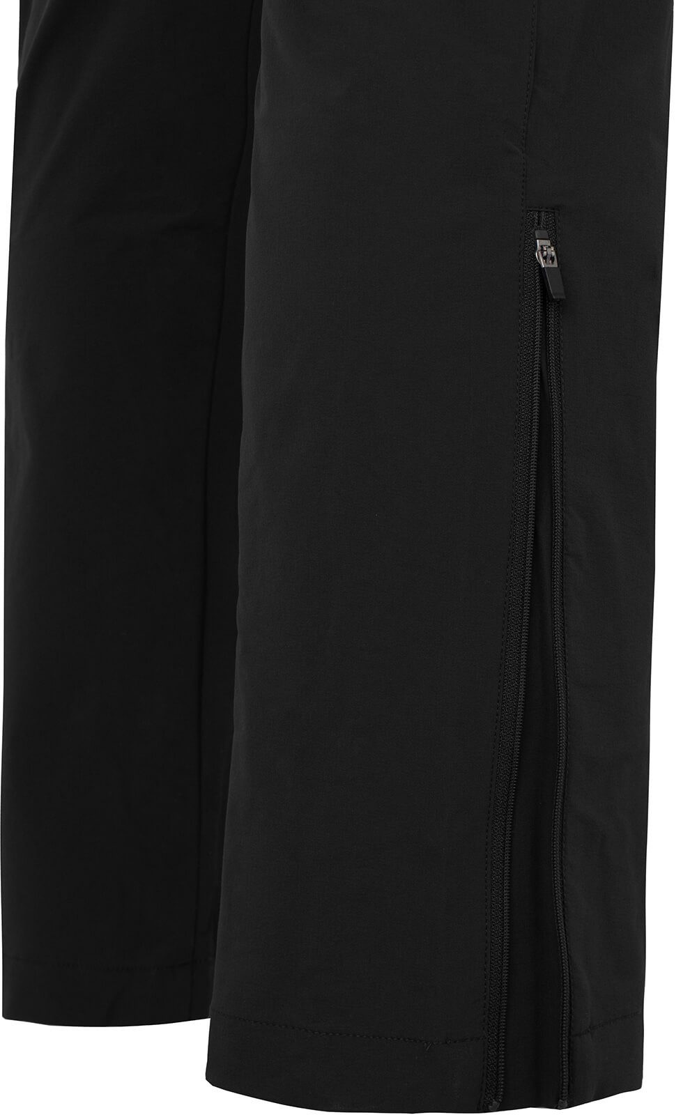 Bergson Outdoorhose ARRESÖ COMFORT Zipp Off Herren Wanderhose, leicht, strapazierfähig, Langgrößen, schwarz