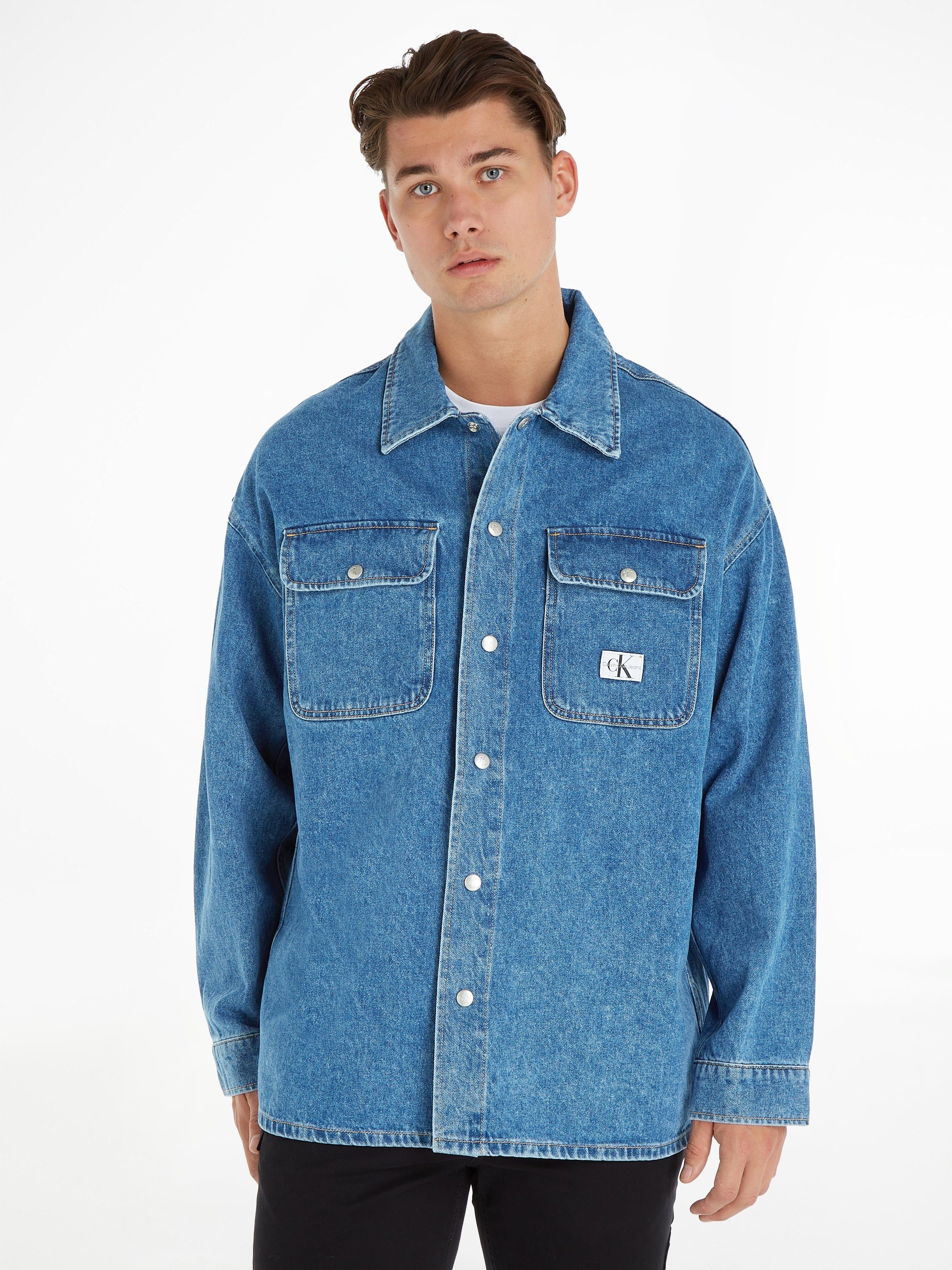 Calvin Klein Jeans Jeanshemd BOXY SHIRT LOOSE