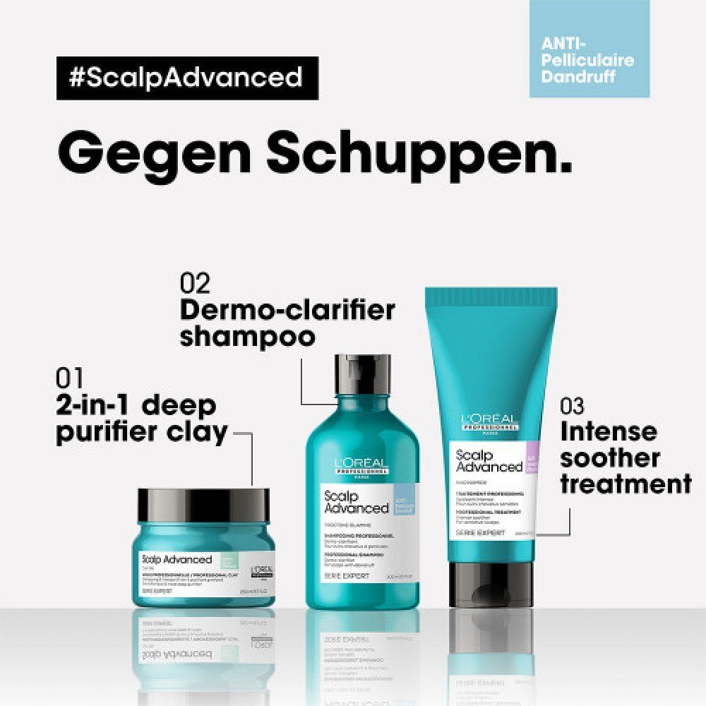 L'ORÉAL PROFESSIONNEL PARIS Série Expert ml Haarshampoo L'Oréal Anti-Dandruff 300 Scap Shampoo Professionnel Paris Advanced Dermo-Clarifier