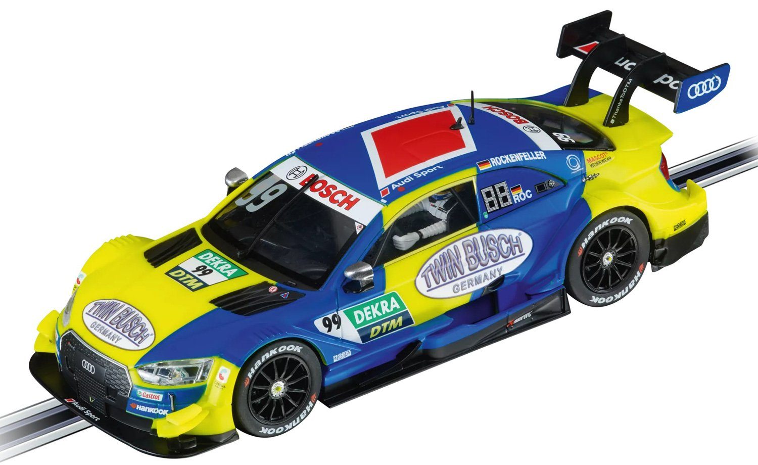 Carrera® - 5 DTM RS 132 Autorennbahn "M.Rockenfeller, Digital No.99" - Audi 20031016