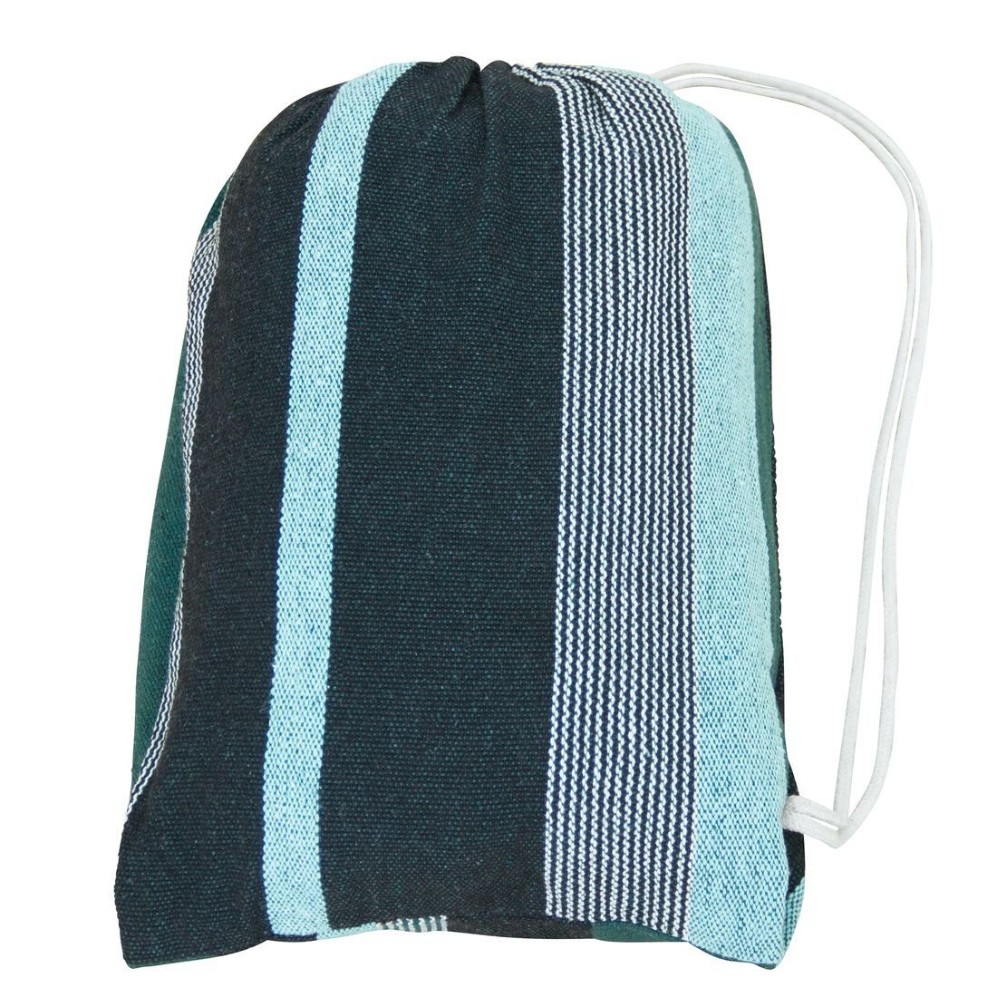 yourGEAR Hängematte Maui Smaragd Hängematte 200x120cm 240 kg Baumwolle Tuchhängematte