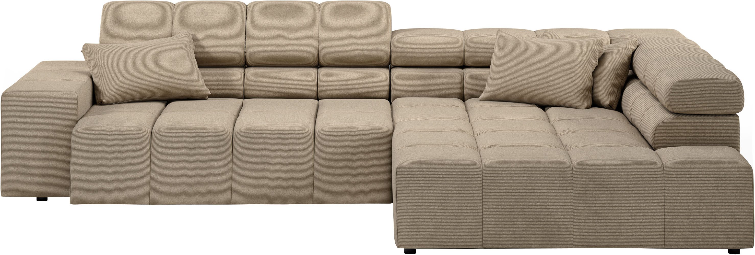 Home affaire Ecksofa Ancona incl. Kopfteilverstellung, OTTOs Choice, Breite günstig online kaufen