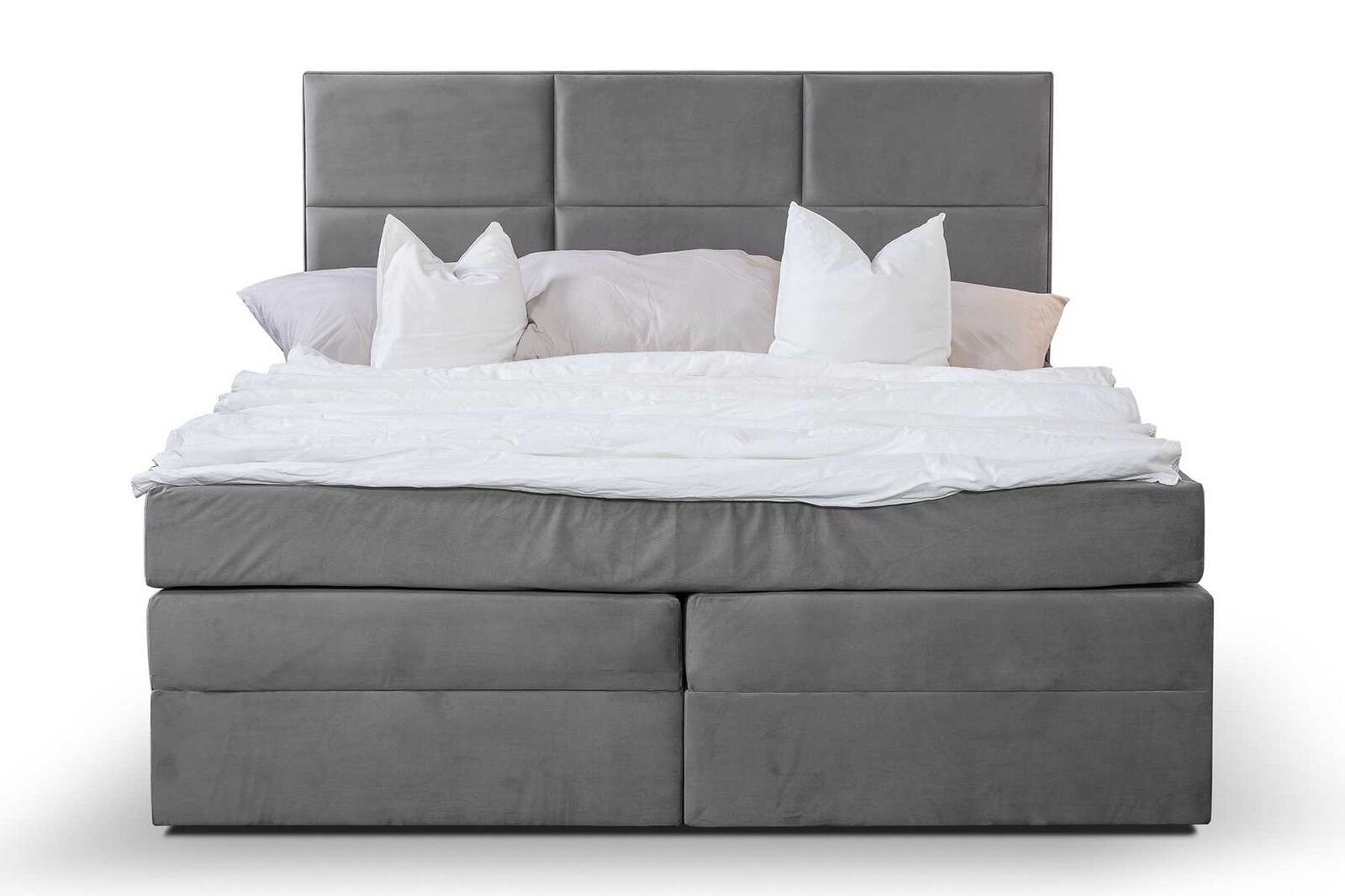 JVmoebel Bett Doppel Bett Gepolsterte Betten Stoffbett Design Luxus Möbel 180x200 (1-tlg., 1x Bett), Made in Europa