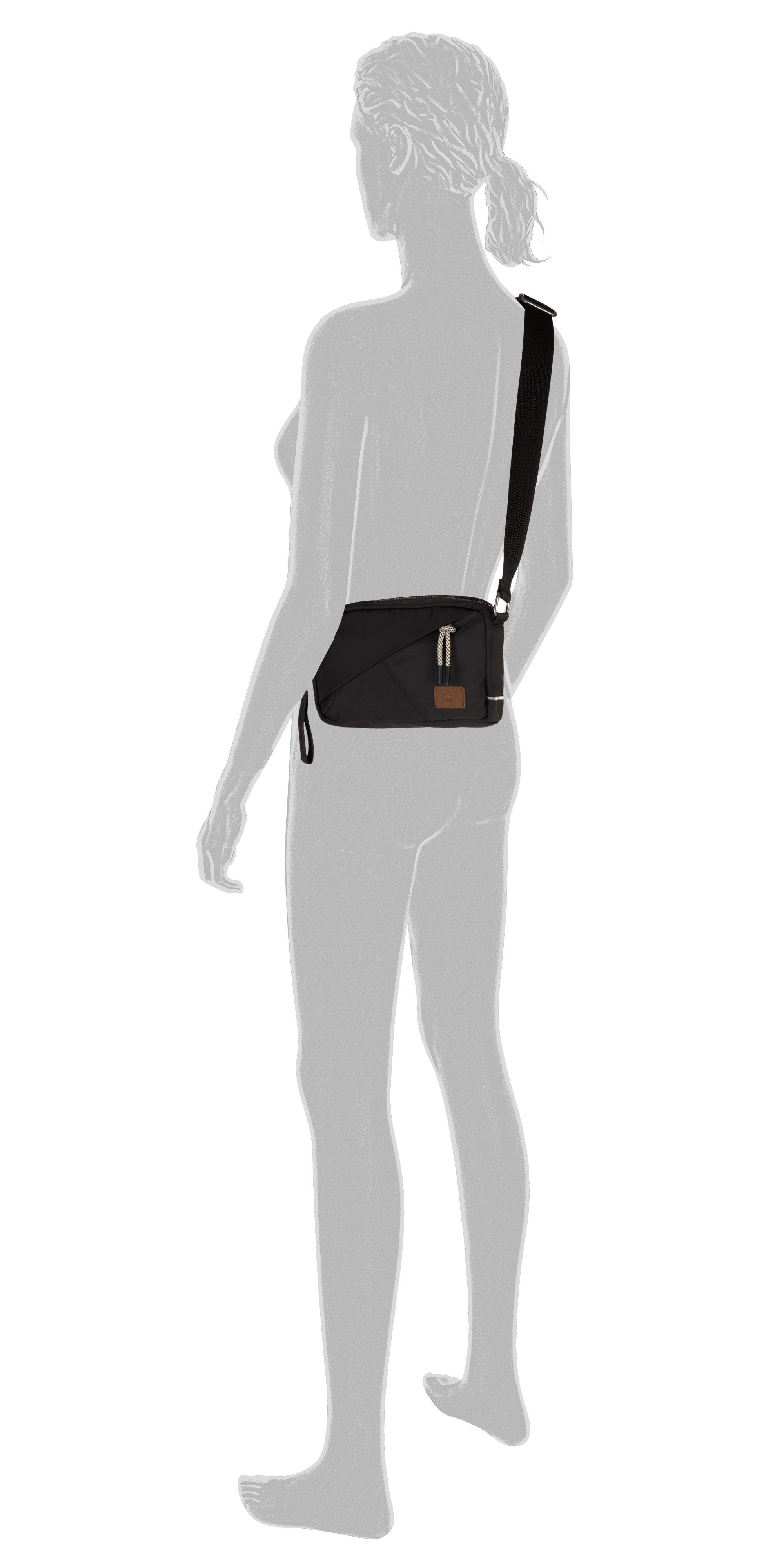 camel active Handtasche Aurum (Set, 2-tlg., abnehmbare Anhänger), aus recyceltem Polyester in Nylonstruktur, leicht & mit feinen Details